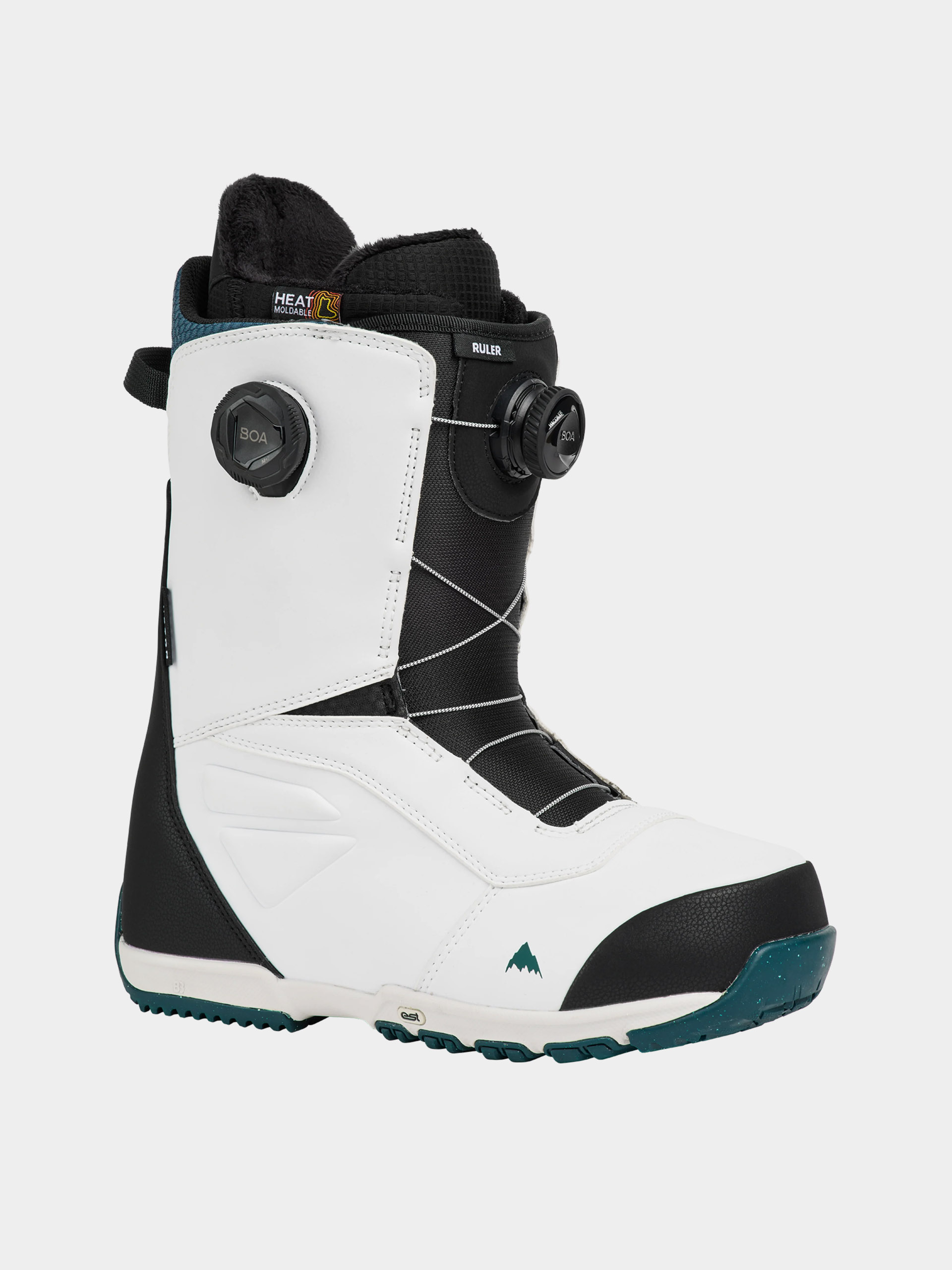 Pentru bărbați Încălțăminte pentru snowboard Burton Ruler Boa (white)