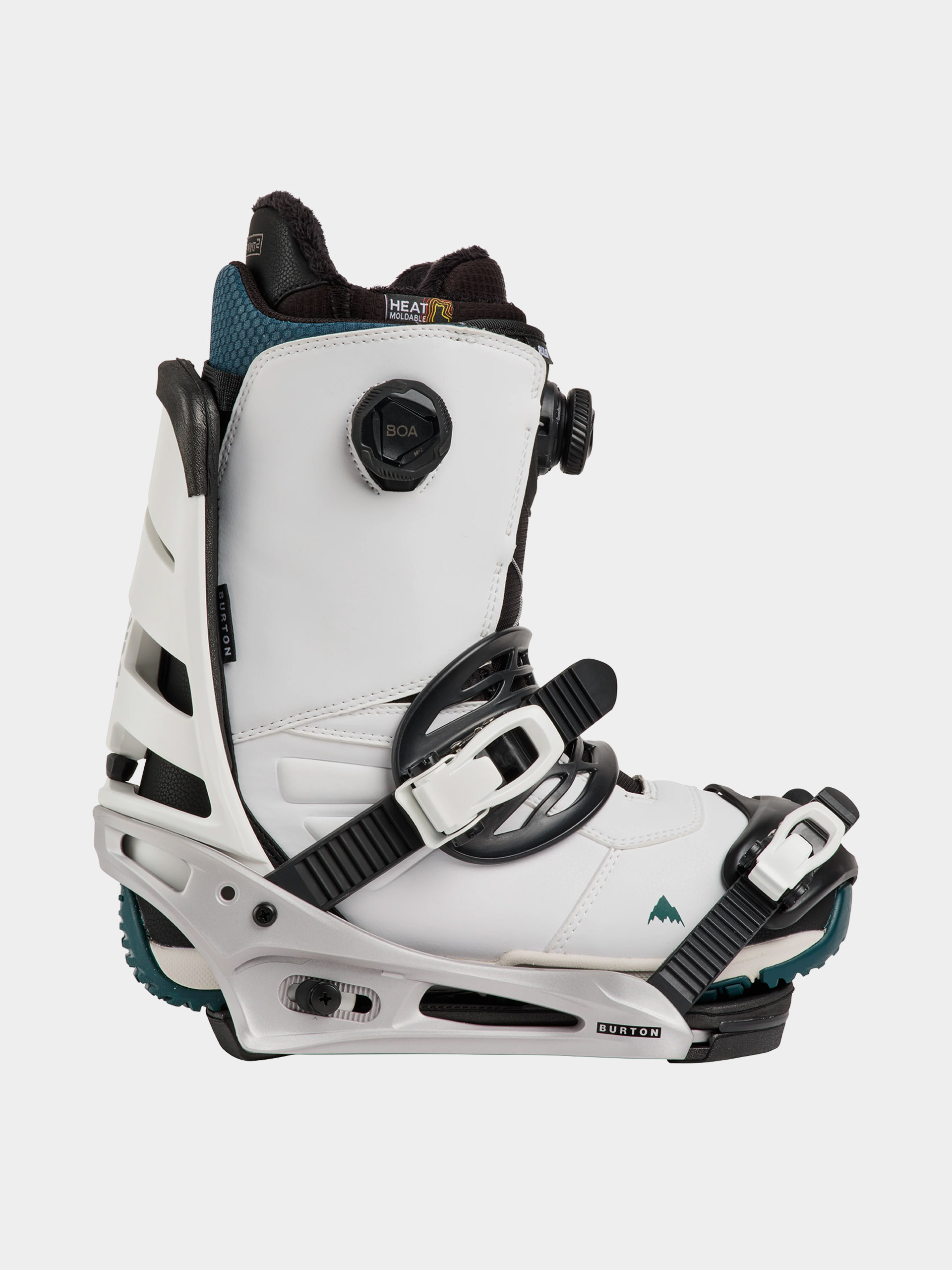Pentru bărbați Legături pentru snowboard Burton Mission Re:Flex (white/silver)