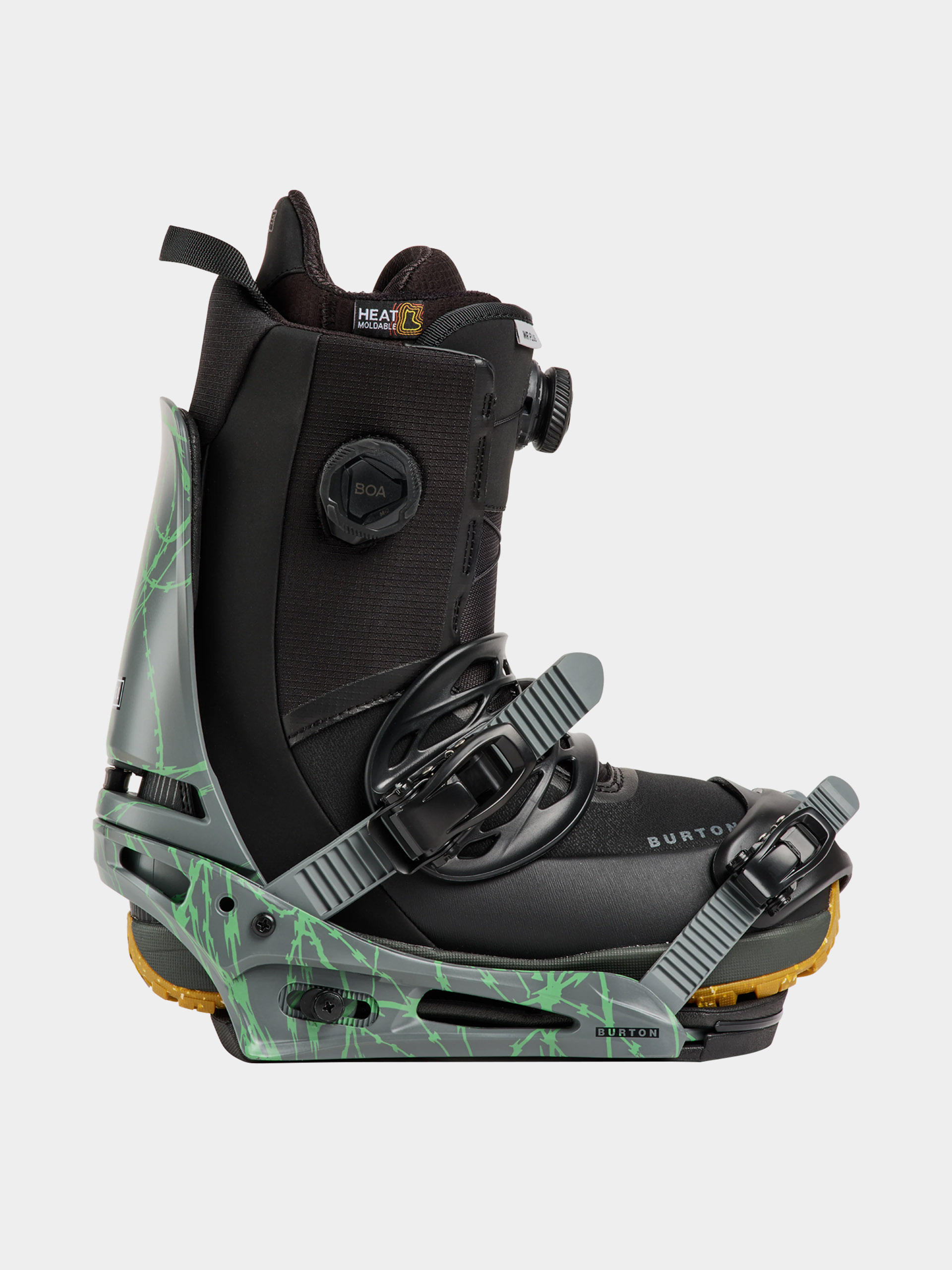 Pentru bărbați Legături pentru snowboard Burton Cartel Re:Flex (gray/green voltage)