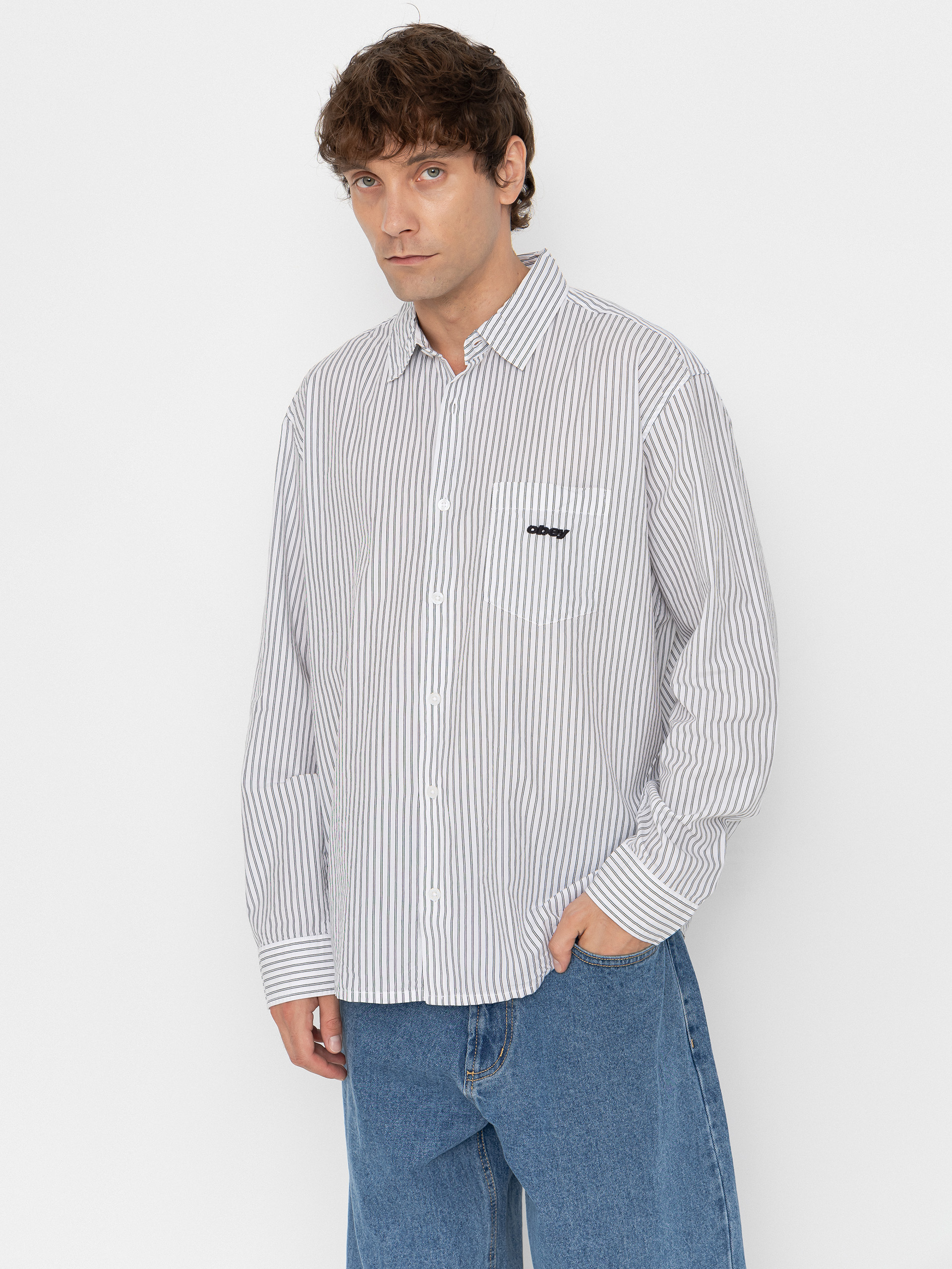 Cămașă OBEY William (white multi)