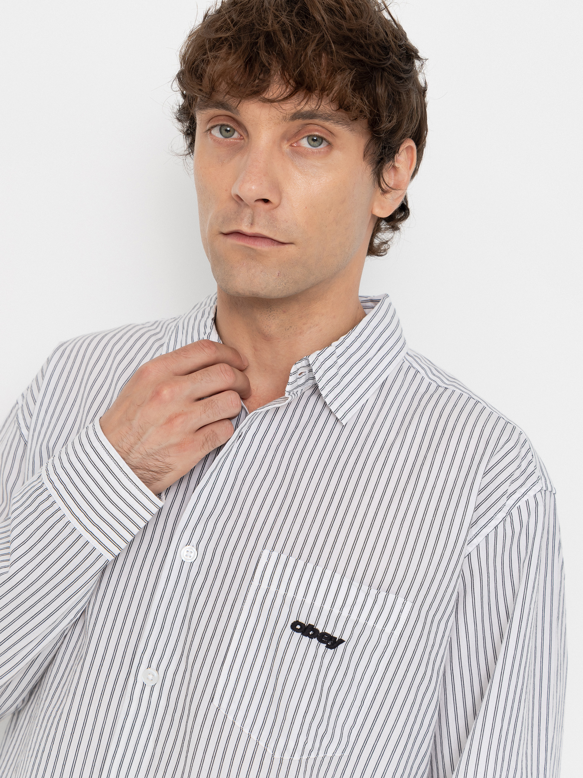 Cămașă OBEY William (white multi)