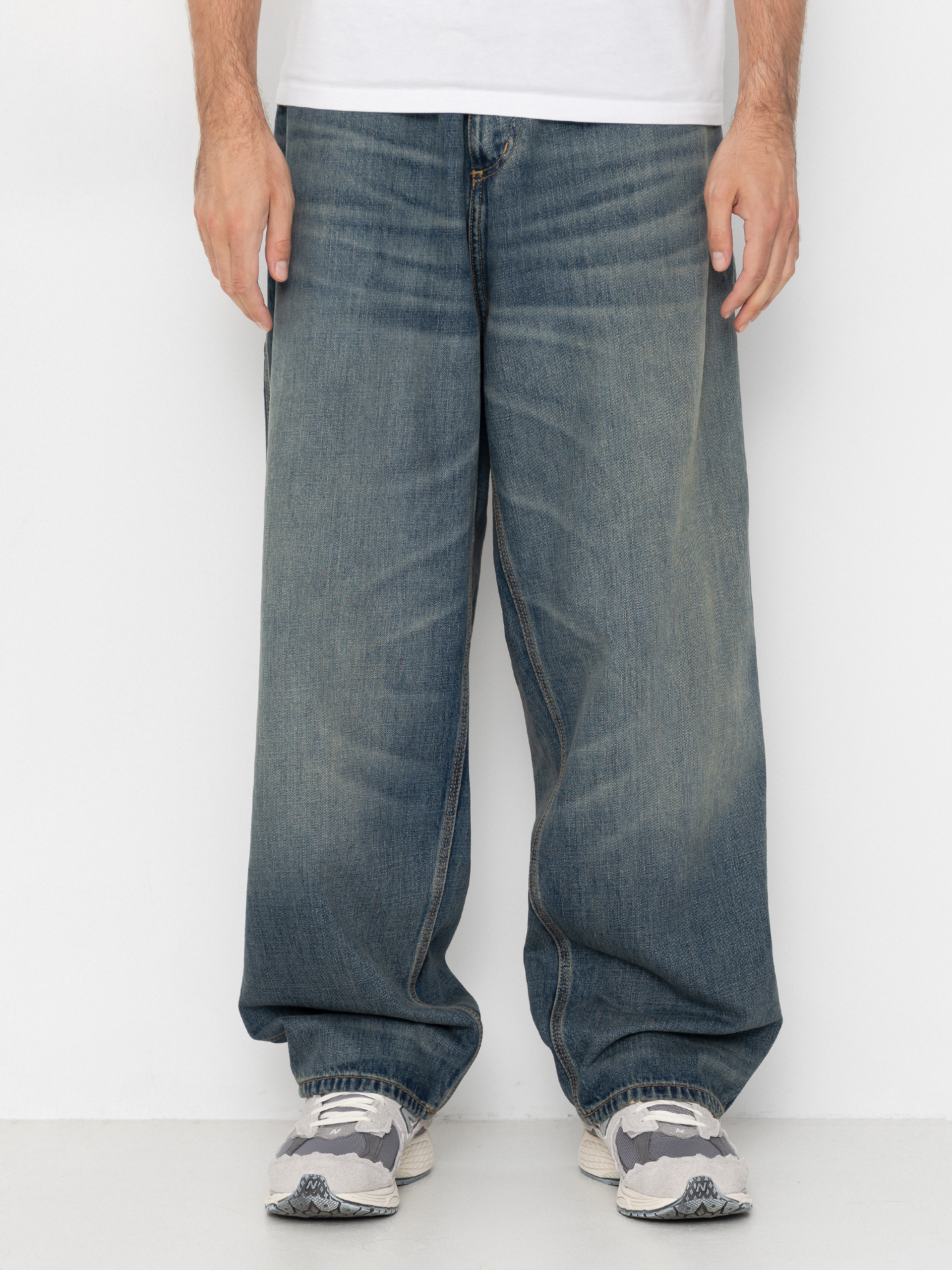 Pantaloni Carhartt WIP OG Single Knee (blue/worn used wash)