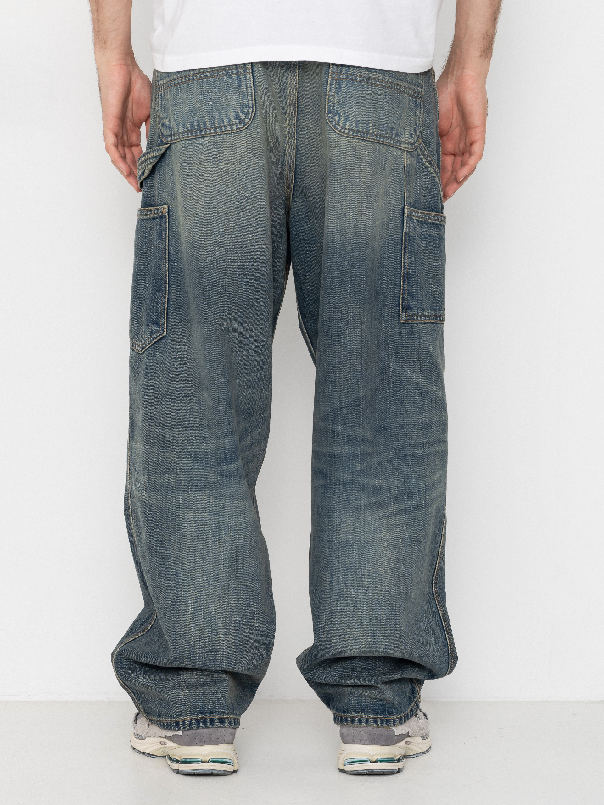 Pantaloni Carhartt WIP OG Single Knee (blue/worn used wash)