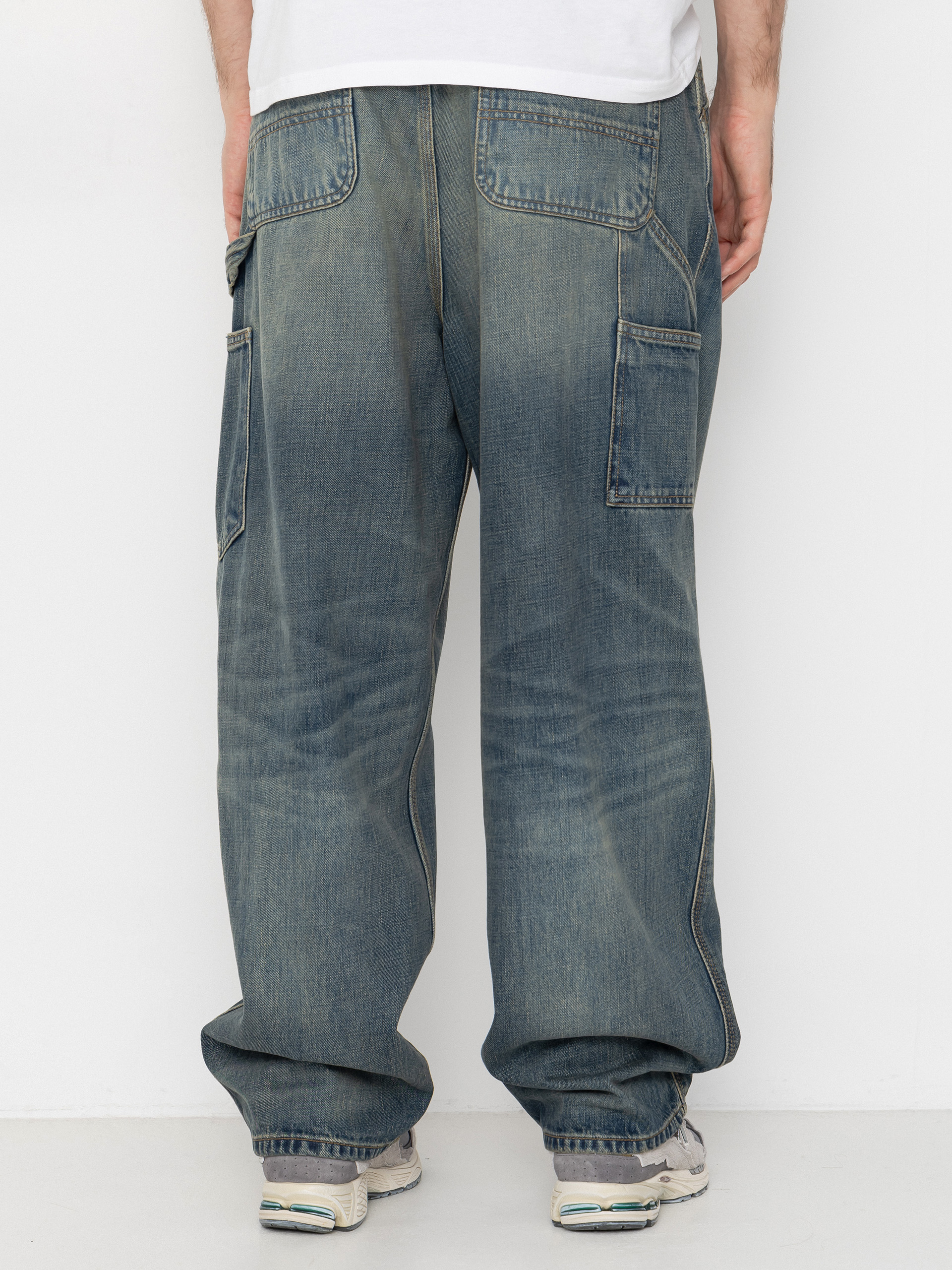 Pantaloni Carhartt WIP OG Single Knee (blue/worn used wash)
