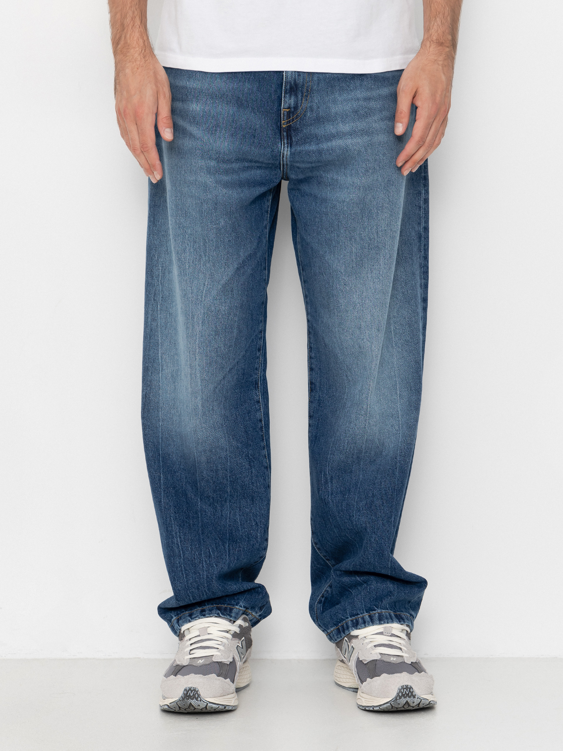 Pantaloni Carhartt WIP Landon (blue/marble used wash)