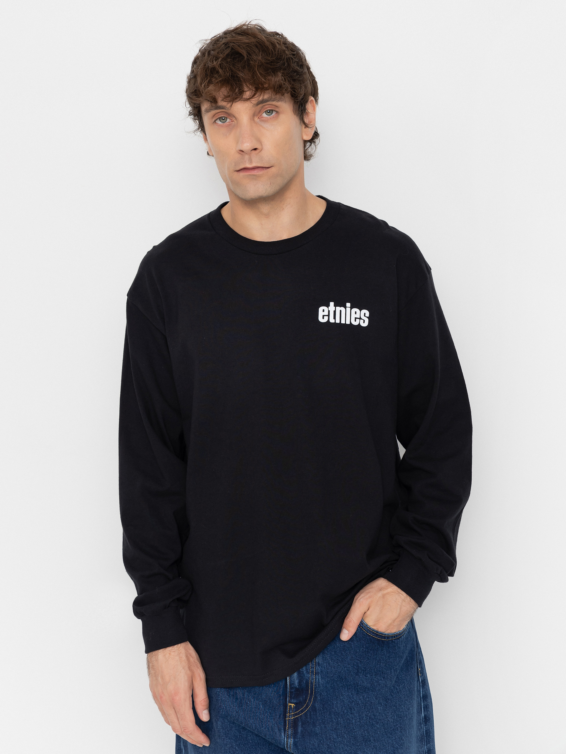 Longsleeve Etnies Wordmark (black/white)