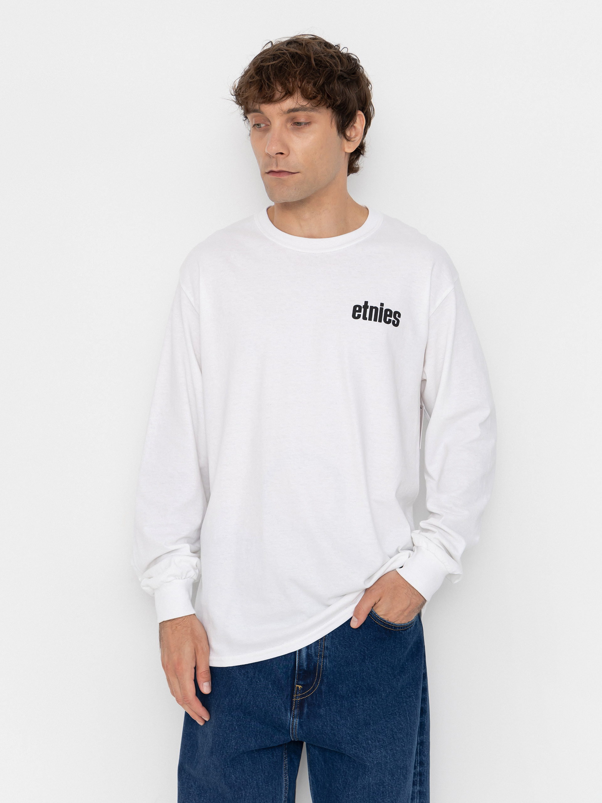 Longsleeve Etnies Wordmark (white/black)