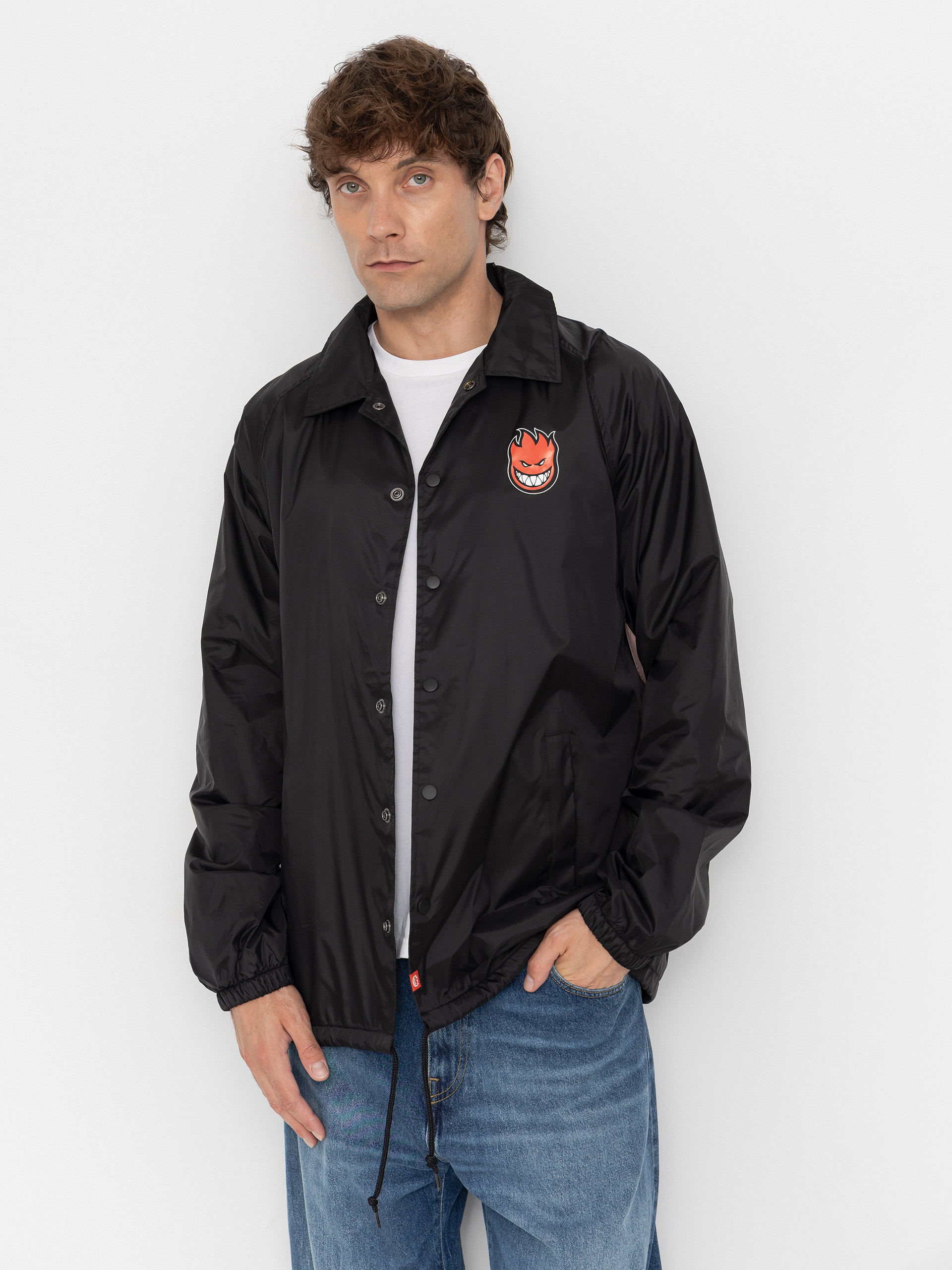 Geacă Spitfire Bighead Fill Double (black w/red white black prints)