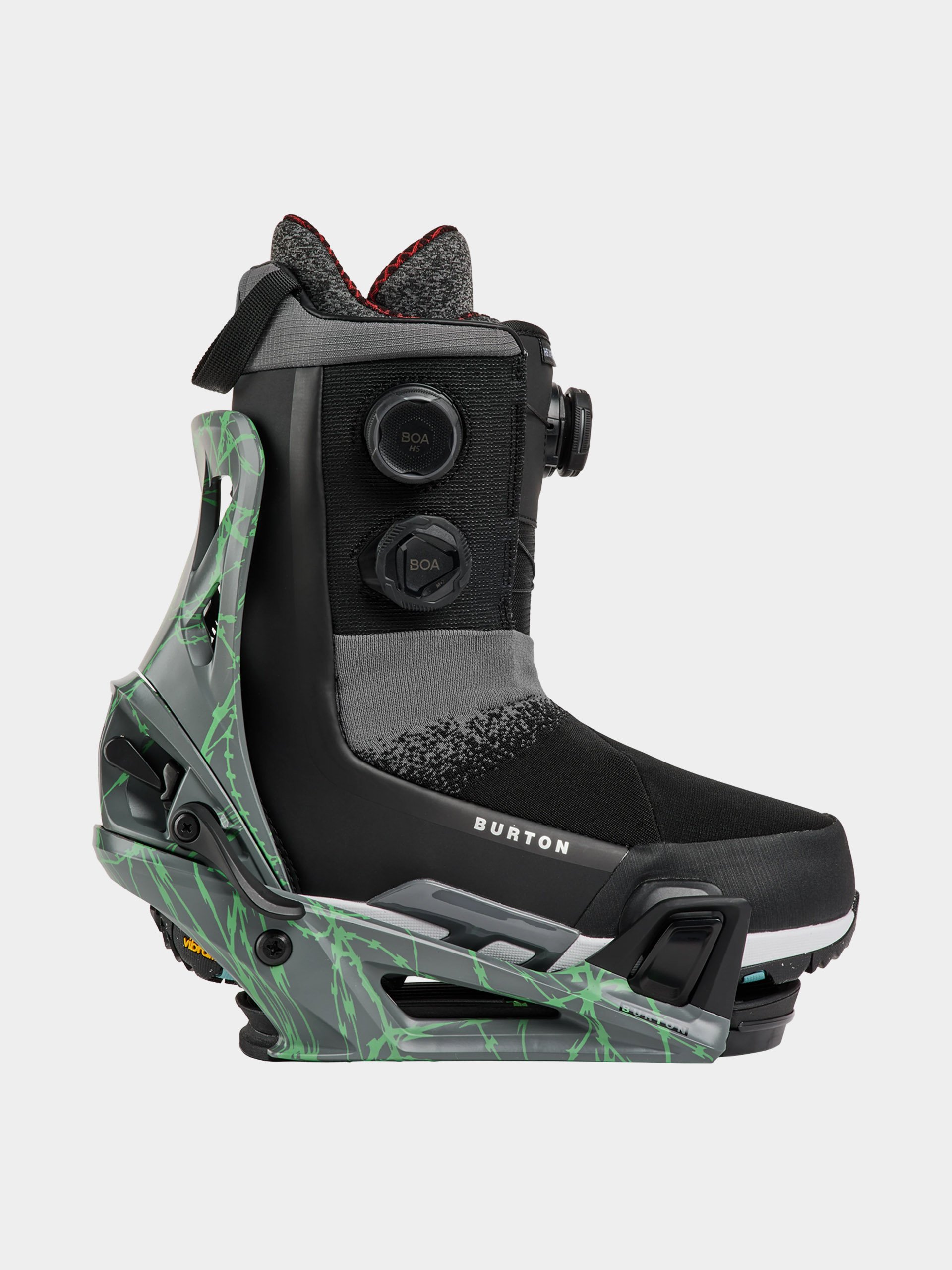 Pentru bărbați Legături pentru snowboard Burton Step On Re:Flex (gray/green voltage)
