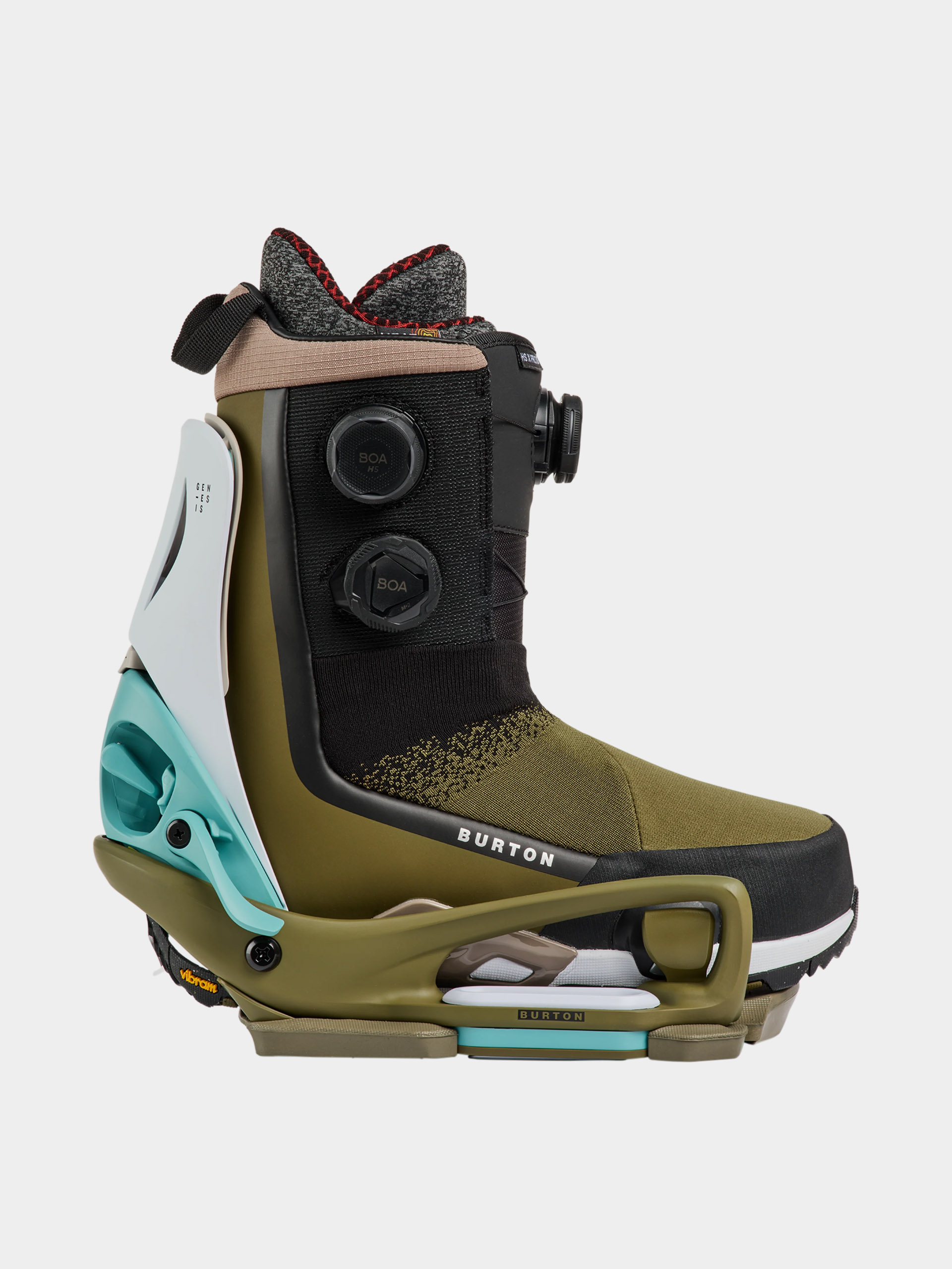 Pentru bărbați Legături pentru snowboard Burton Step On Genesis Est (white/dried moss)