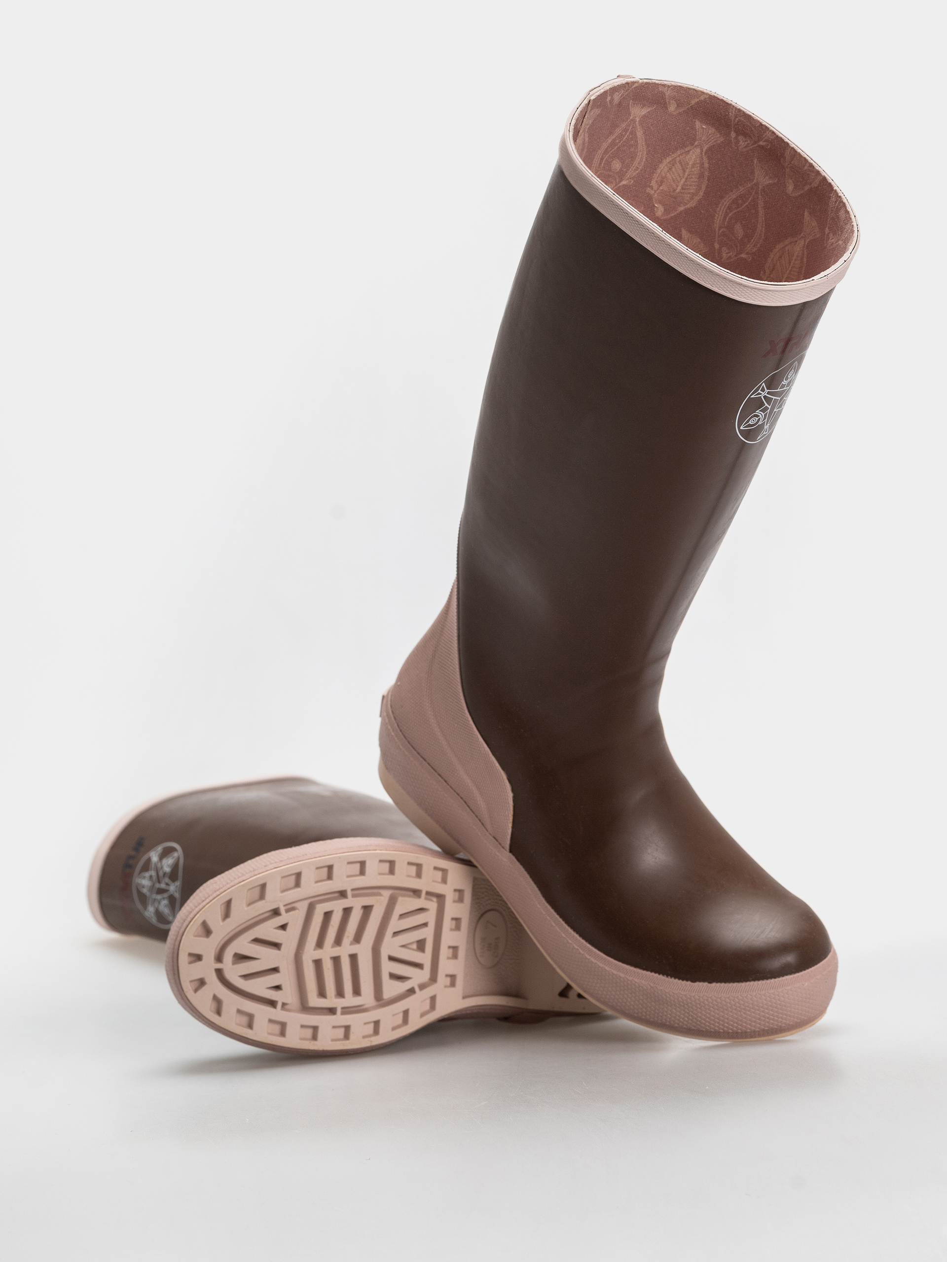 Pantofi Xtratuf Salmon Sisters 15 Legacy Boot Wmn (brown sepia halibut)