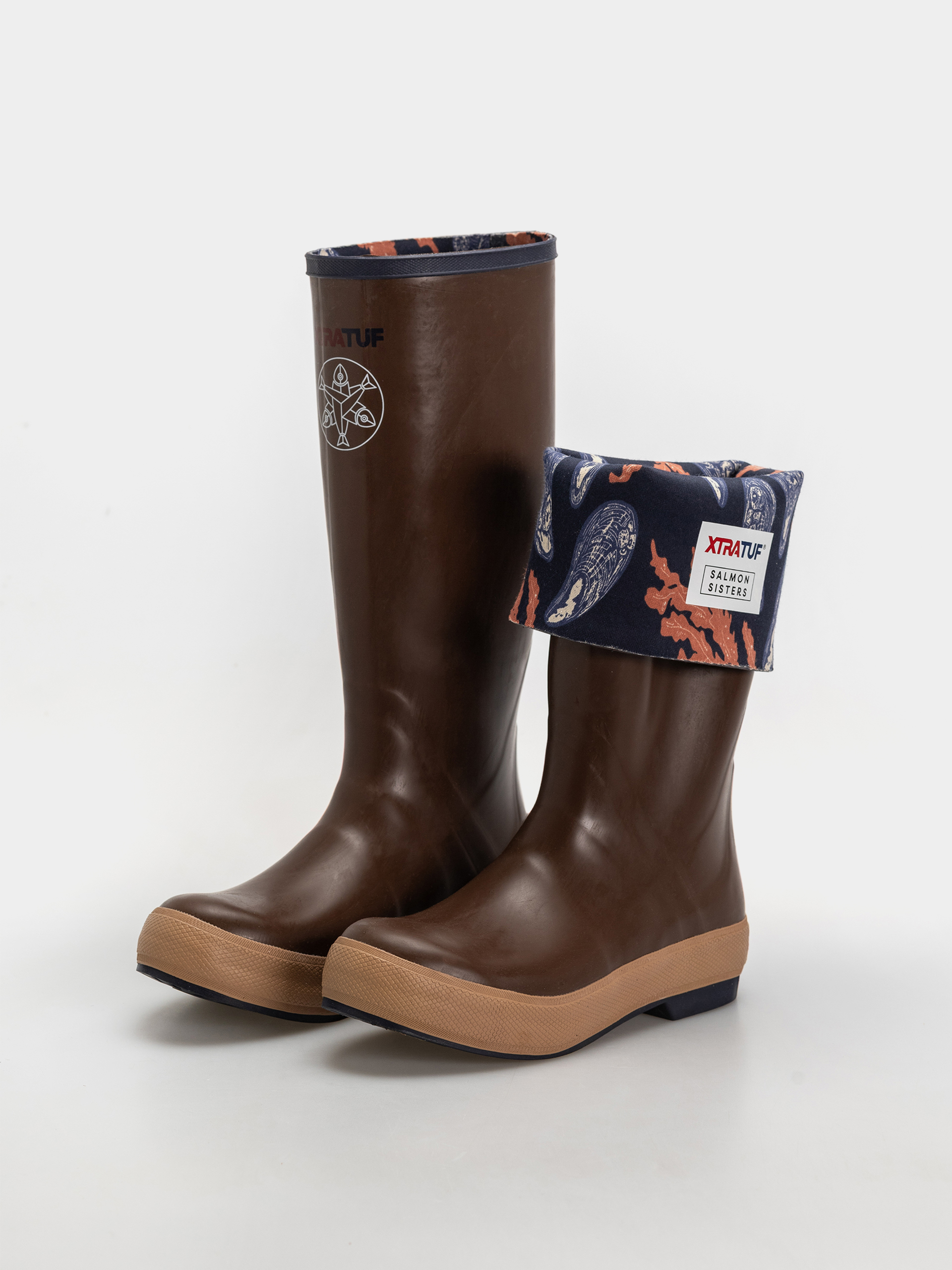 Pantofi Xtratuf Salmon Sisters 15 Legacy Boot Wmn (brown kelp oyster)
