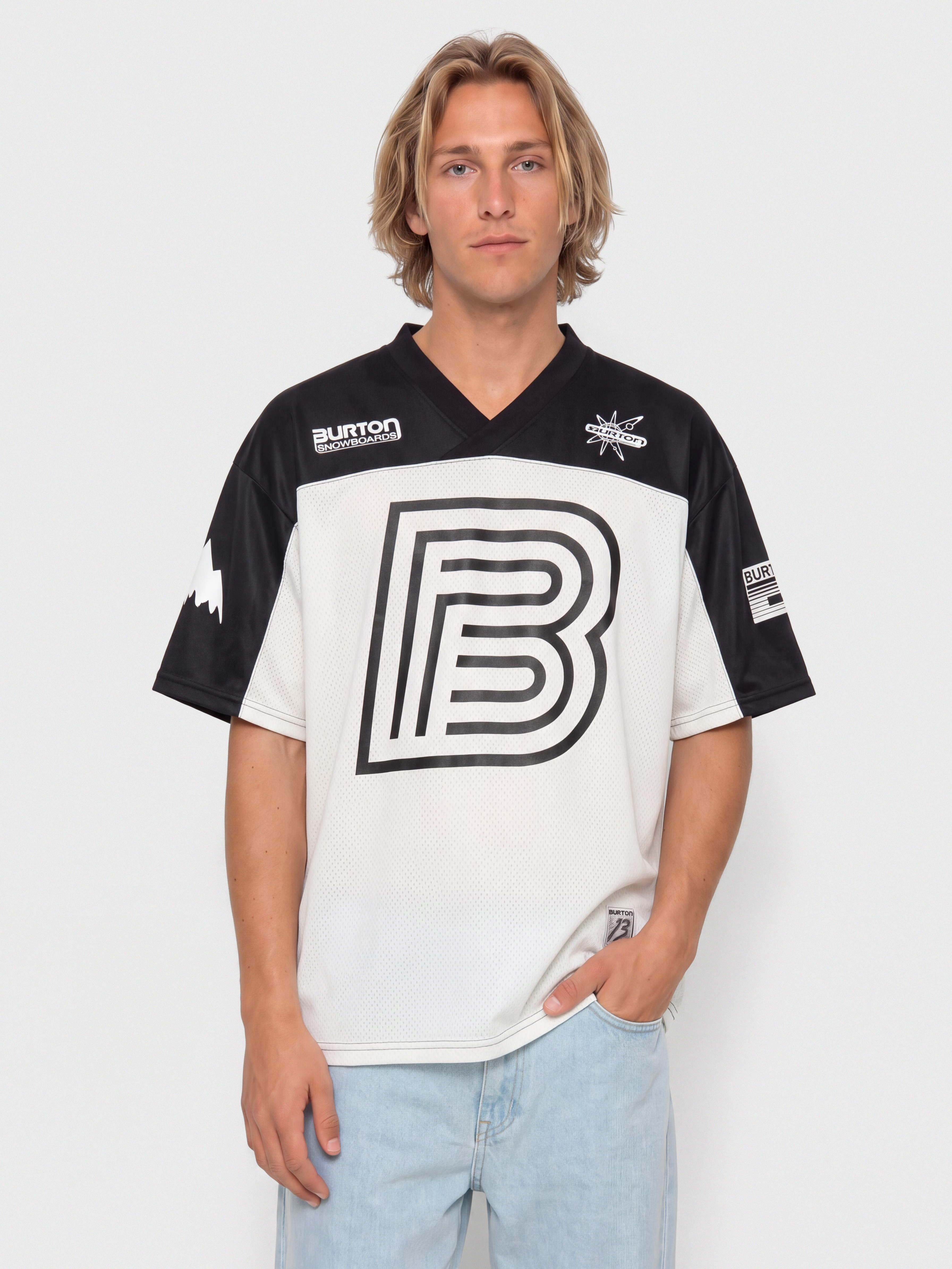 Tricou Burton X Zeb Jersey (stout white/true black)