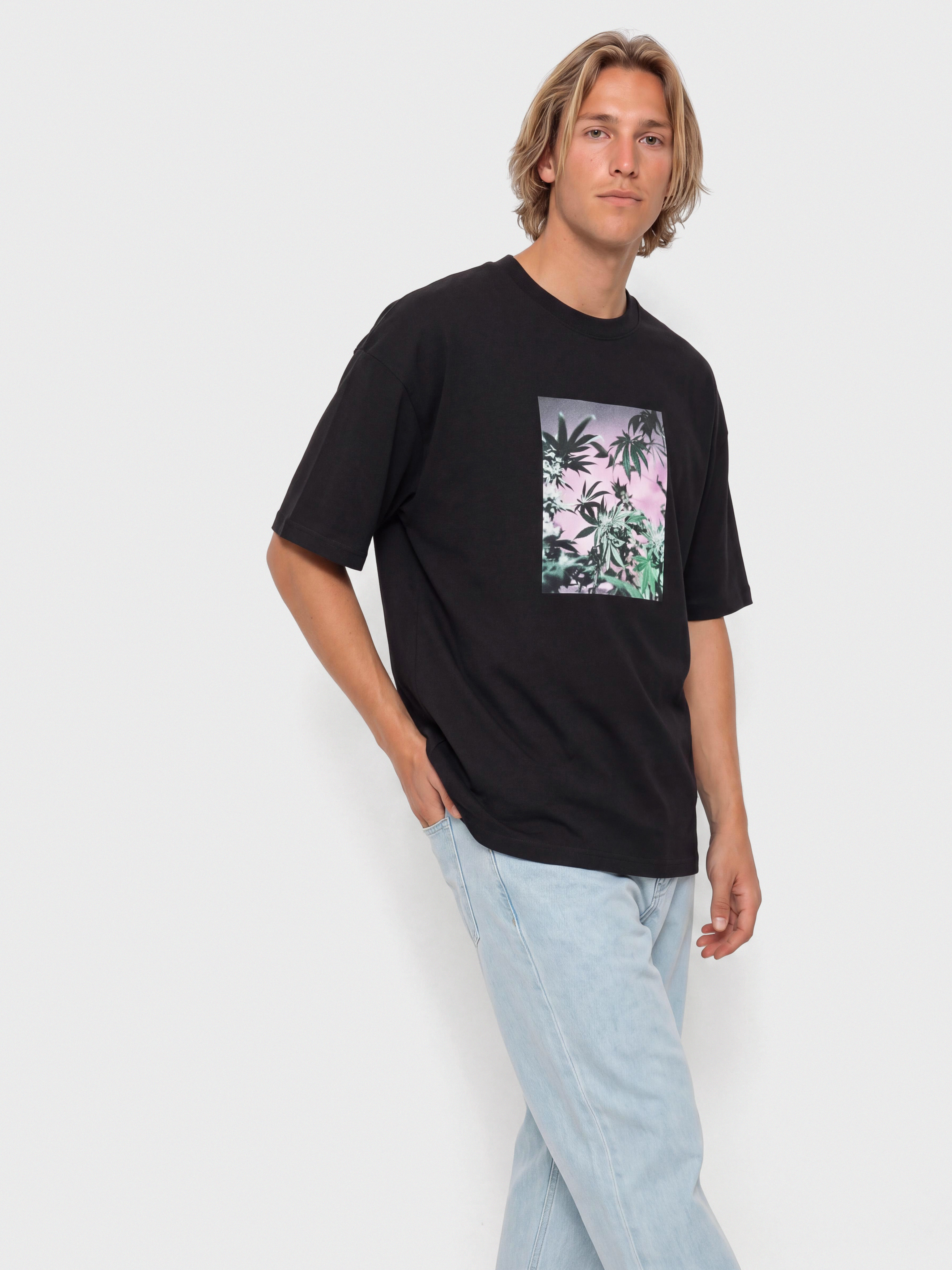 Tricou Poetic Collective Coloured Cannabis Series 2 (black)