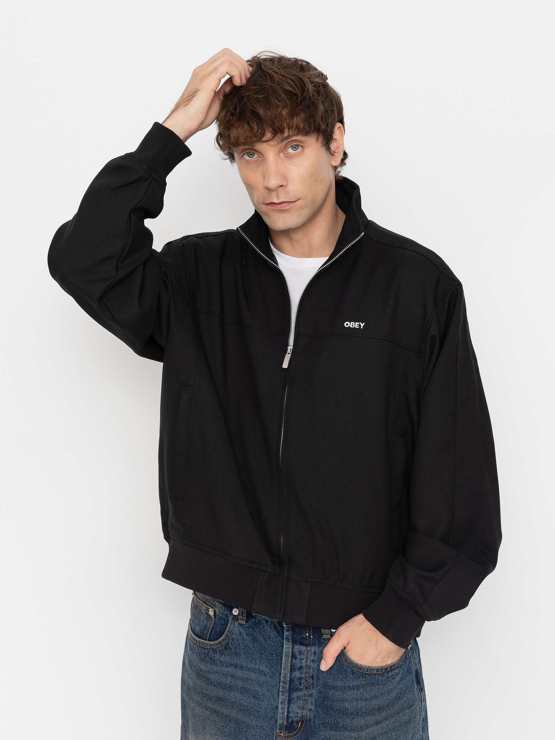Geacă OBEY Tailored Track (black)