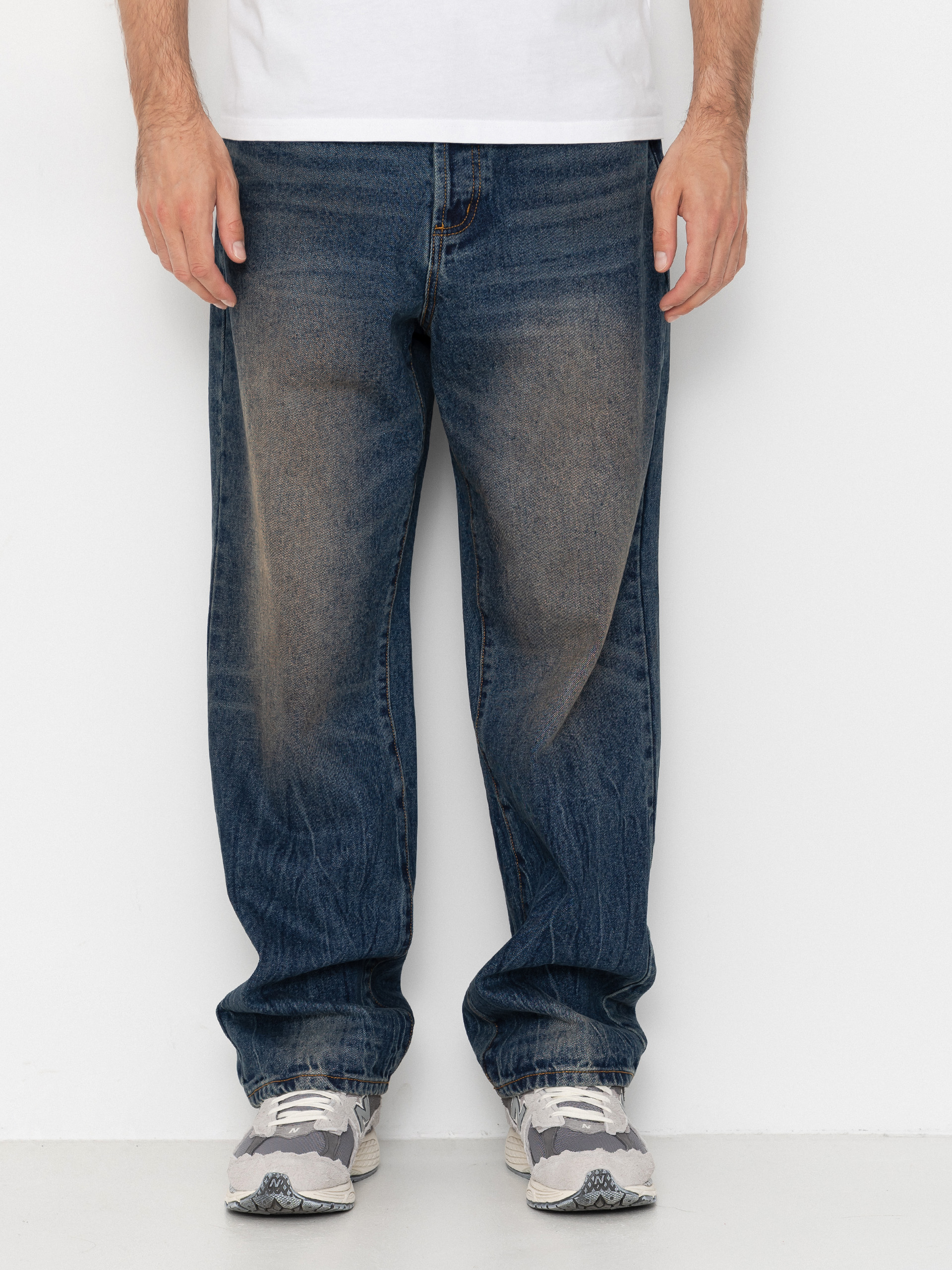 Pantaloni OBEY Classic Baggy Denim (oil stained indigo)