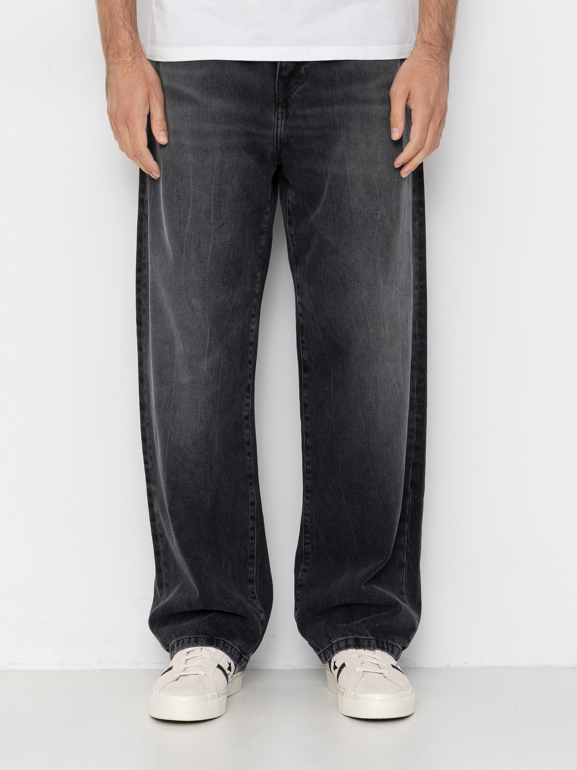 Pantaloni Carhartt WIP Landon (black/marble used wash)
