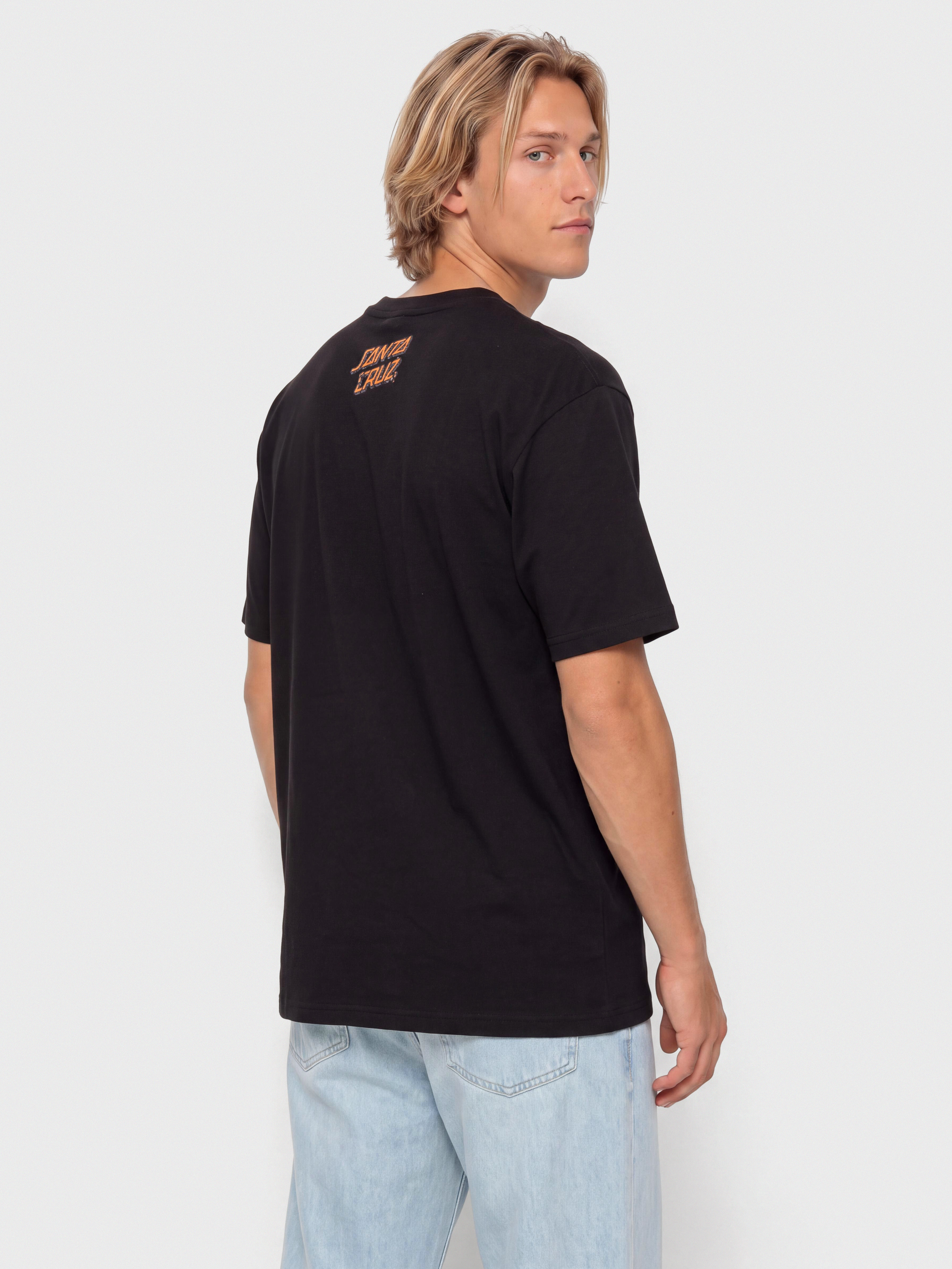 Tricou Santa Cruz Roskopp Screaming Five Frnt (black)