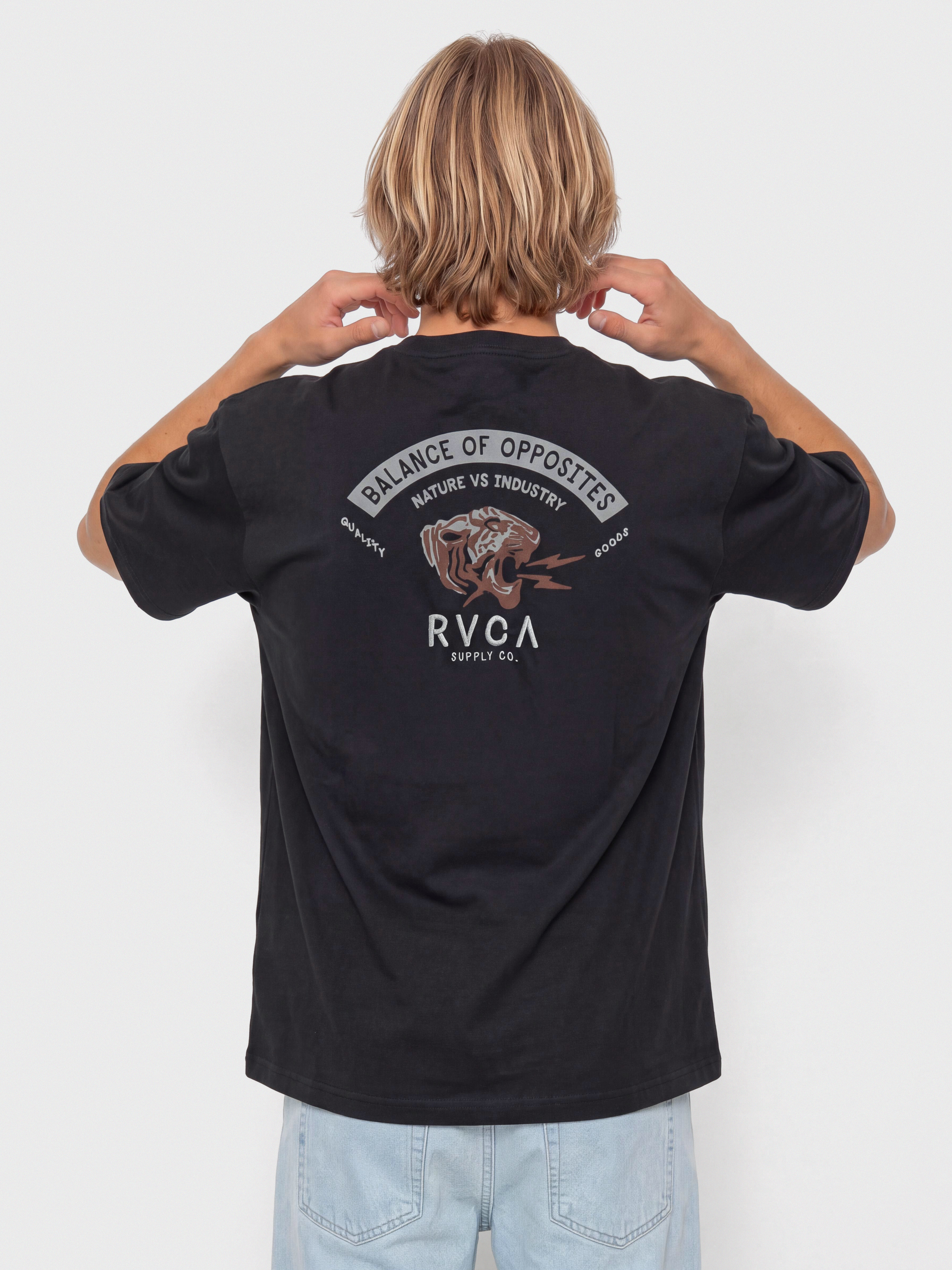 Tricou RVCA Bengal Supply (black)