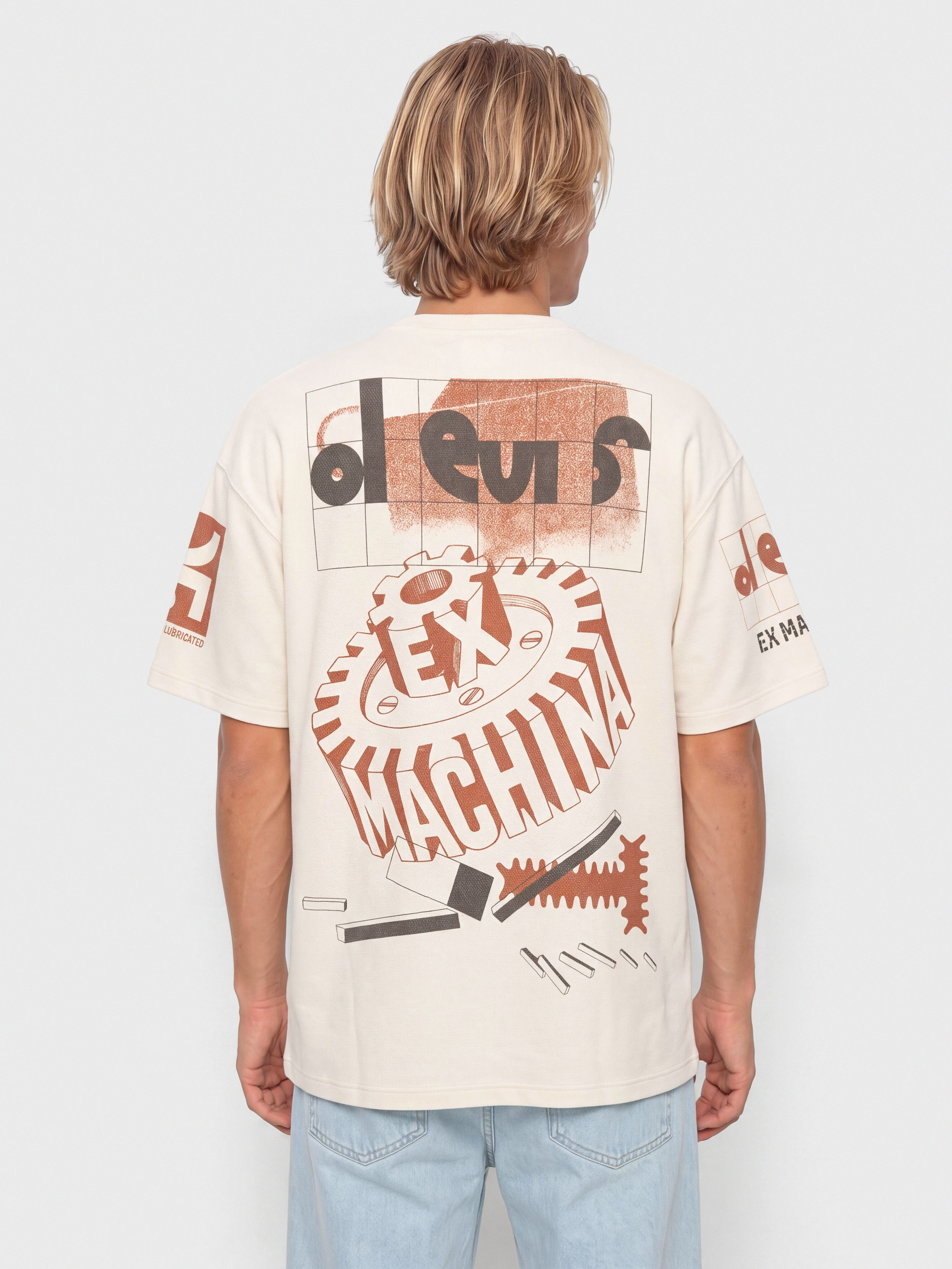 Tricou Deus Ex Machina Merz (dirty white)