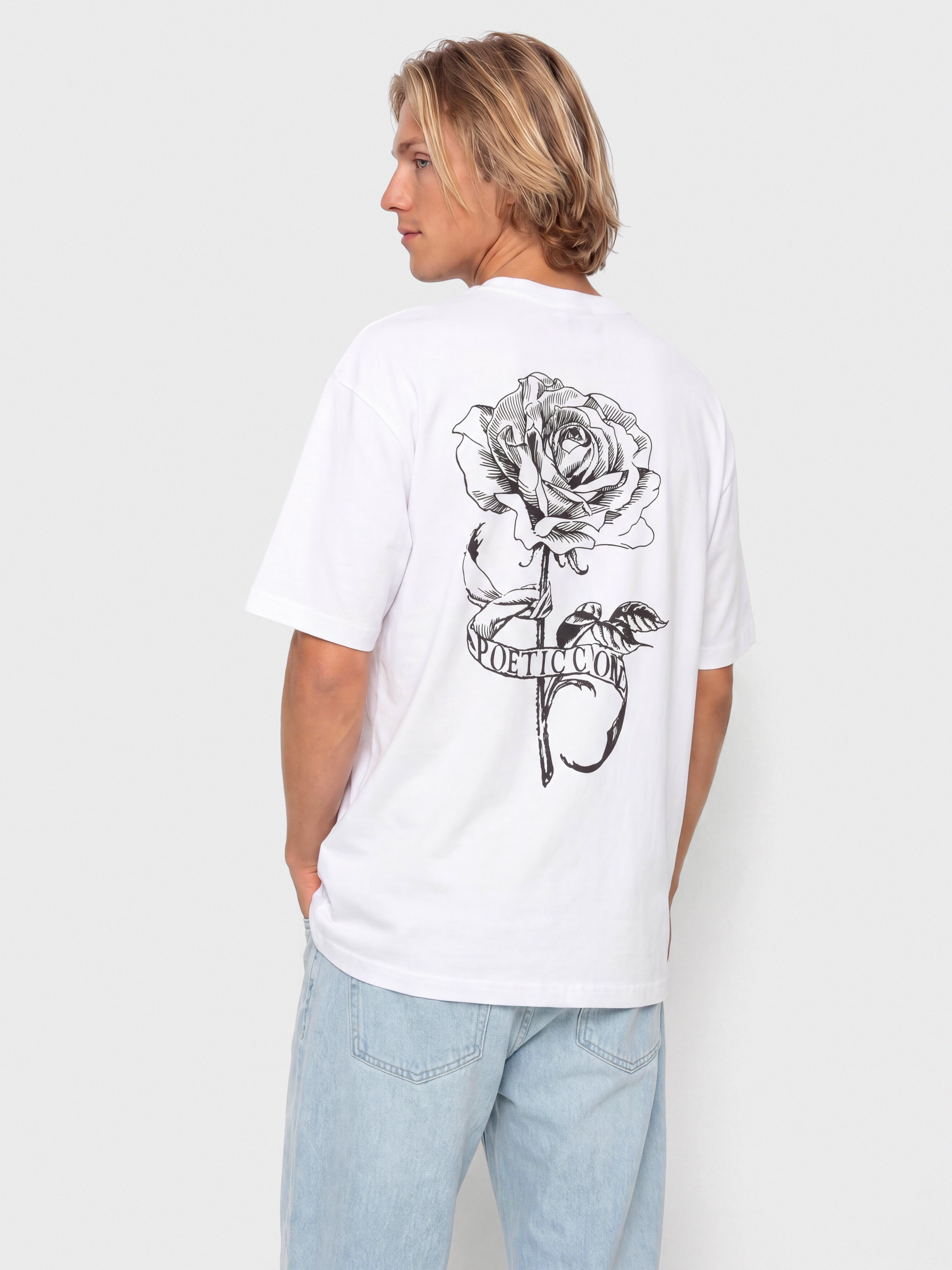 Tricou Poetic Collective Thinking About You (white)