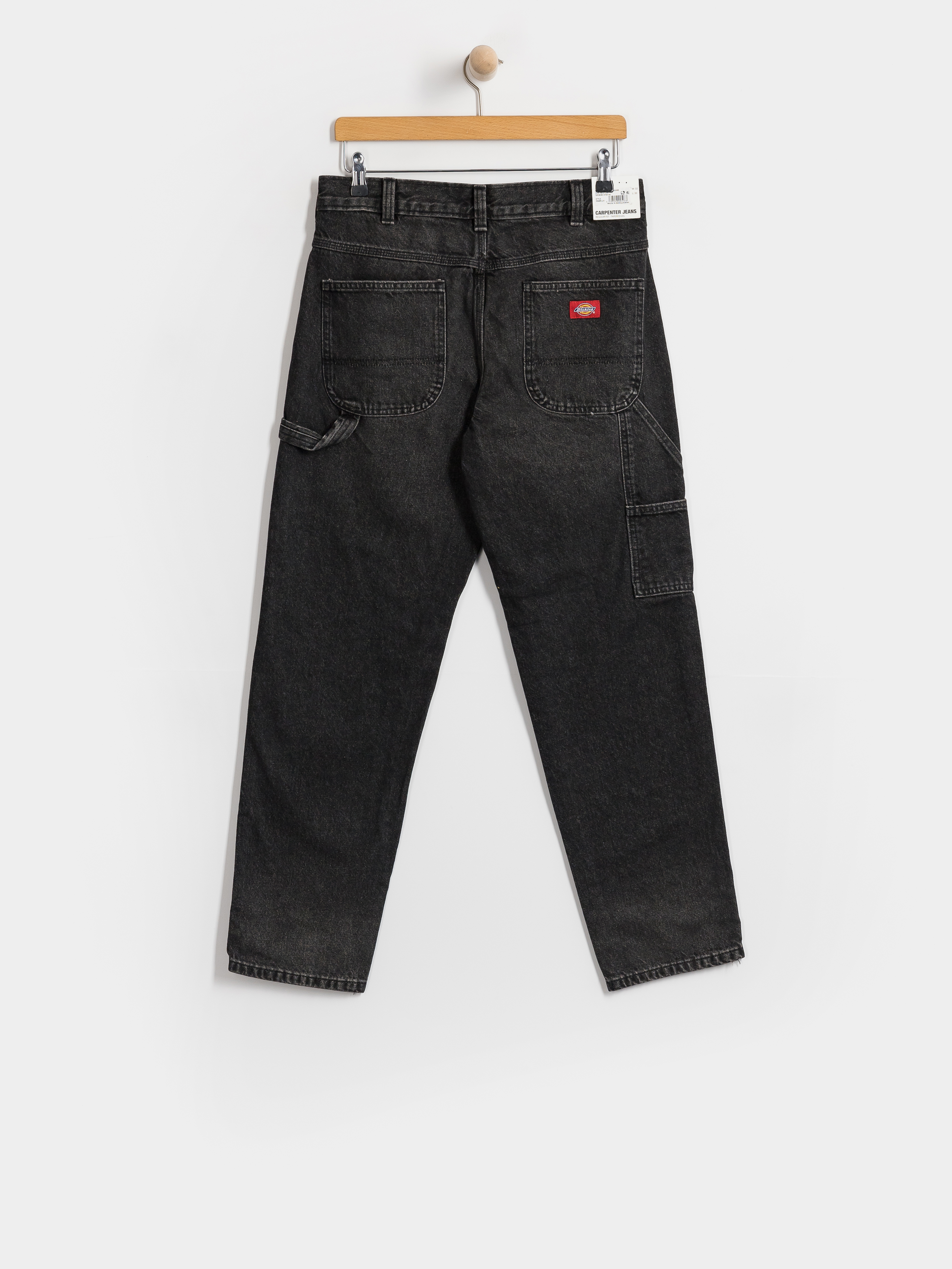 Pantaloni Dickies 993 Regular Tapered Carpenter Jeans (black wash faded)