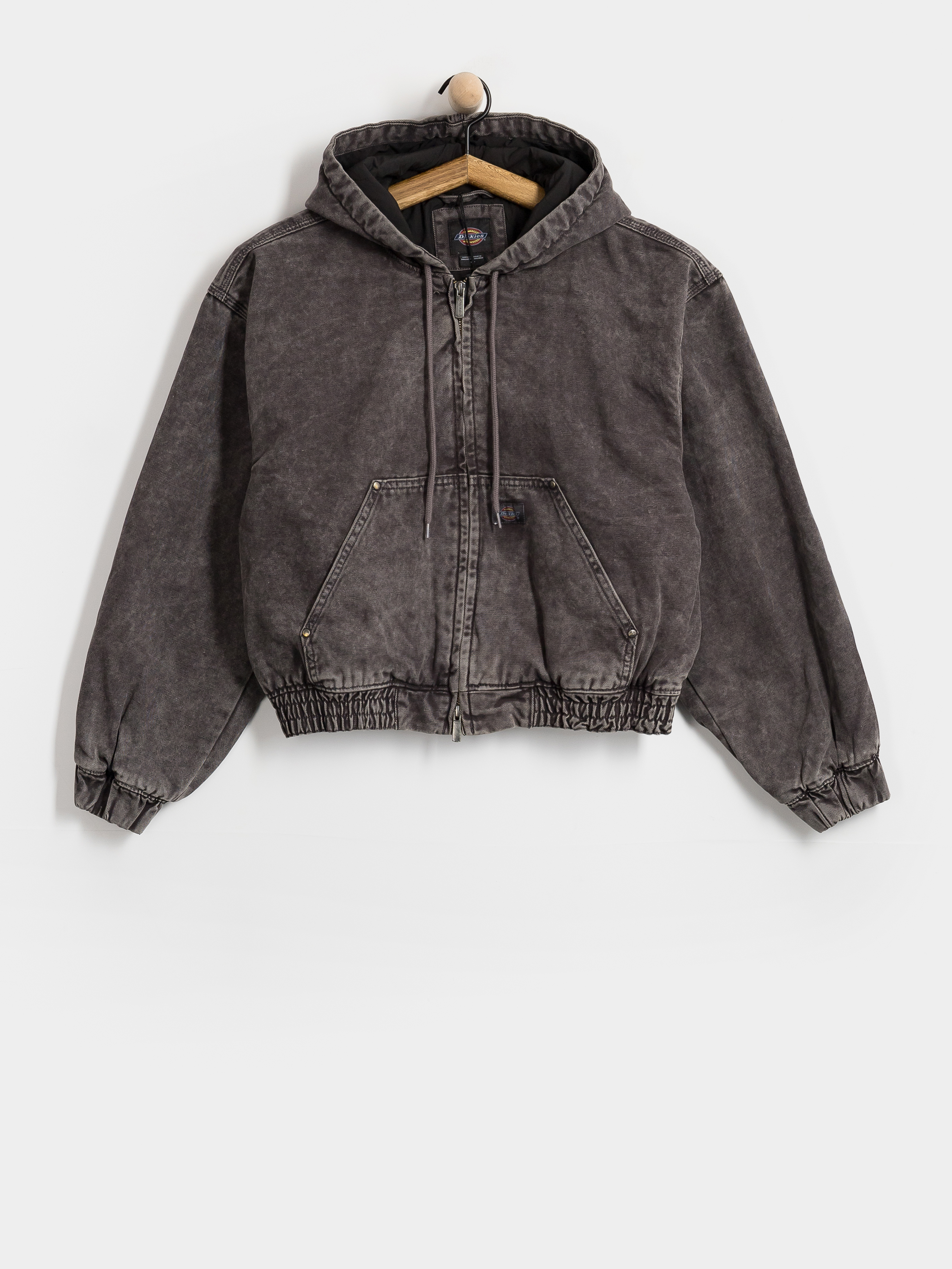 Geacă Dickies Peoria Canvas Hooded Wmn (charcoal)