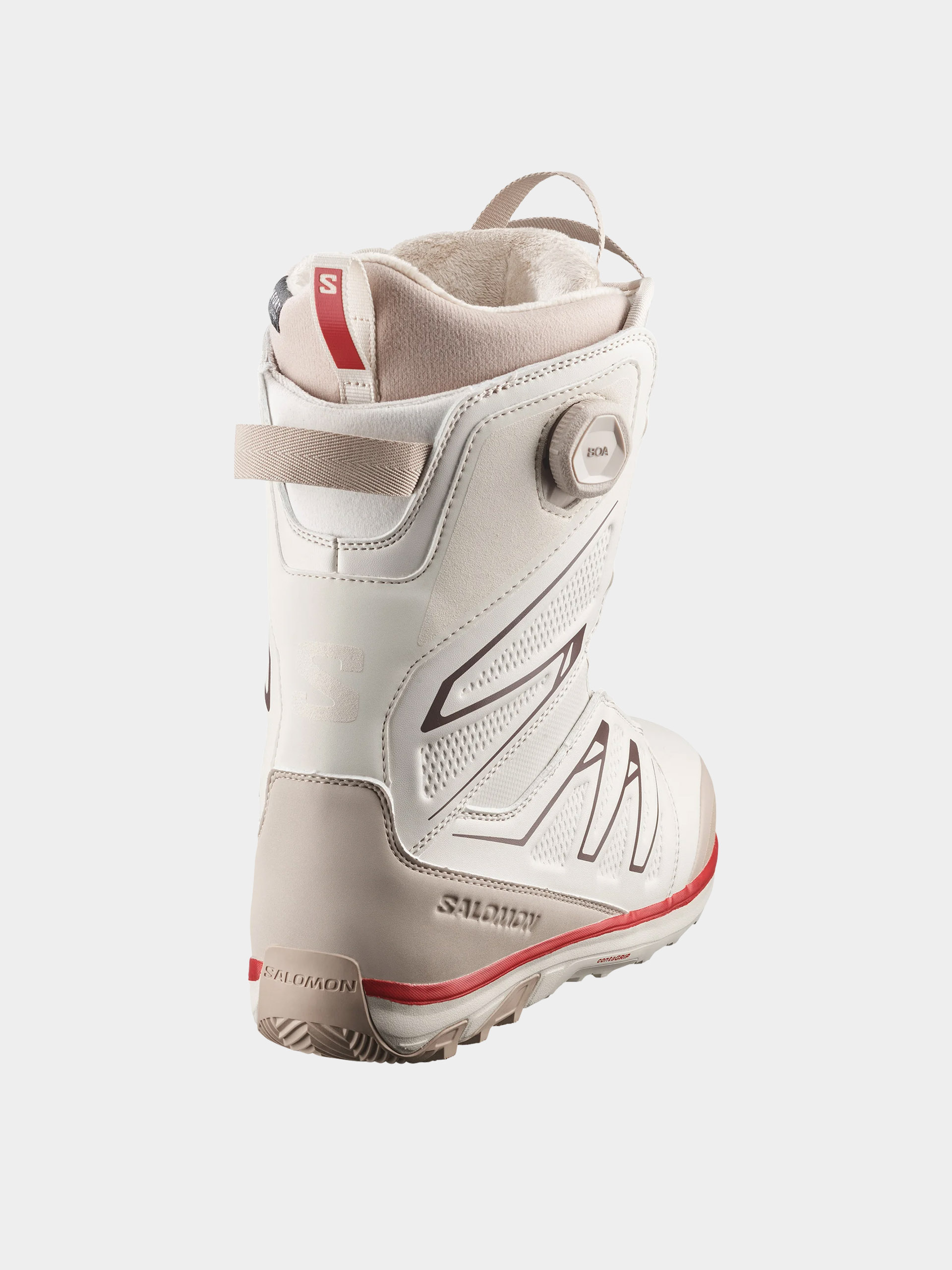 Pentru femei Încălțăminte pentru snowboard Salomon Ivy Boa Sj Boa (almond milk/white pepper)