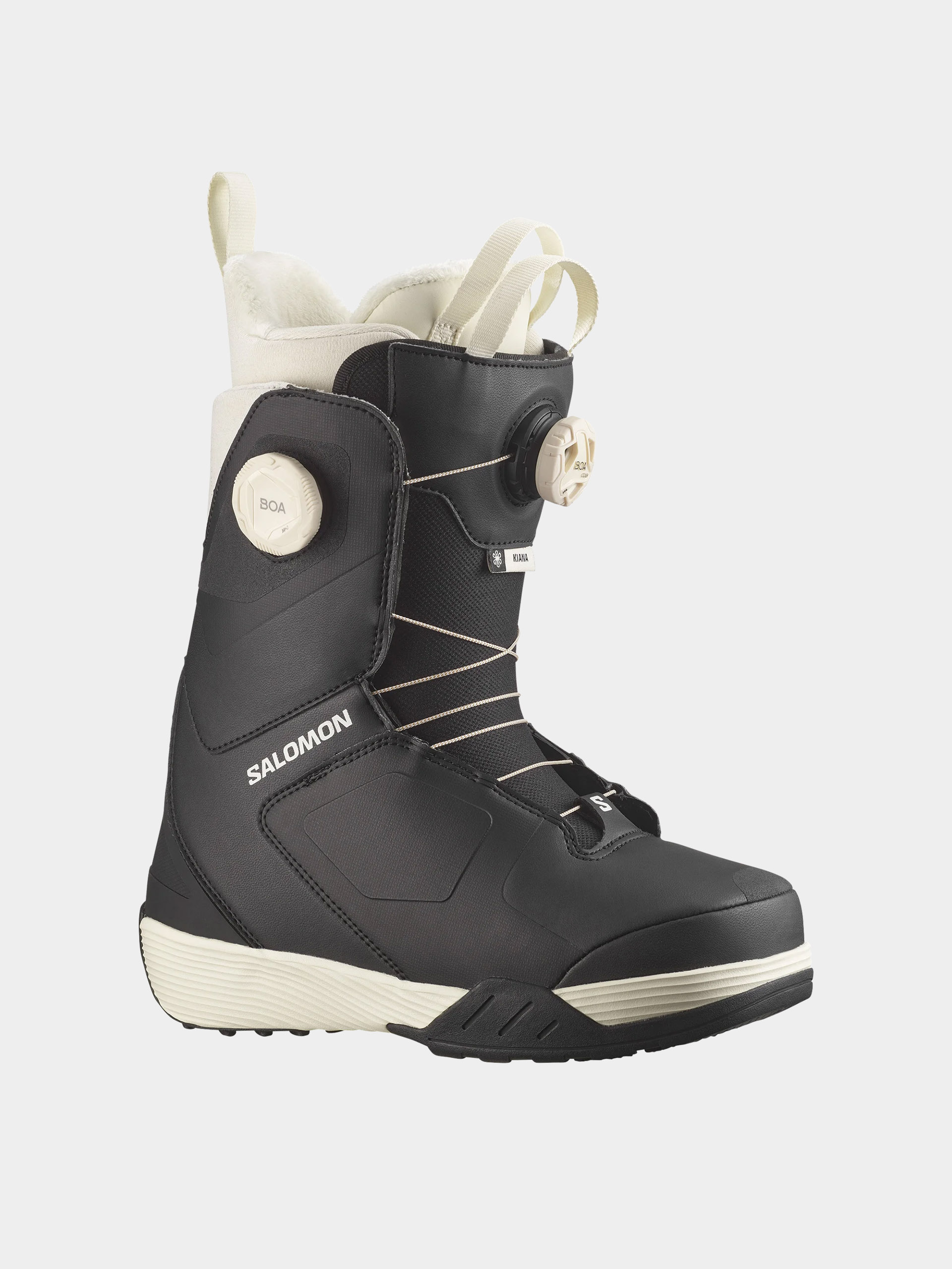 u00cencu0103lu021bu0103minte pentru snowboard Salomon Kiana Dual Boa Wmn (black/black)