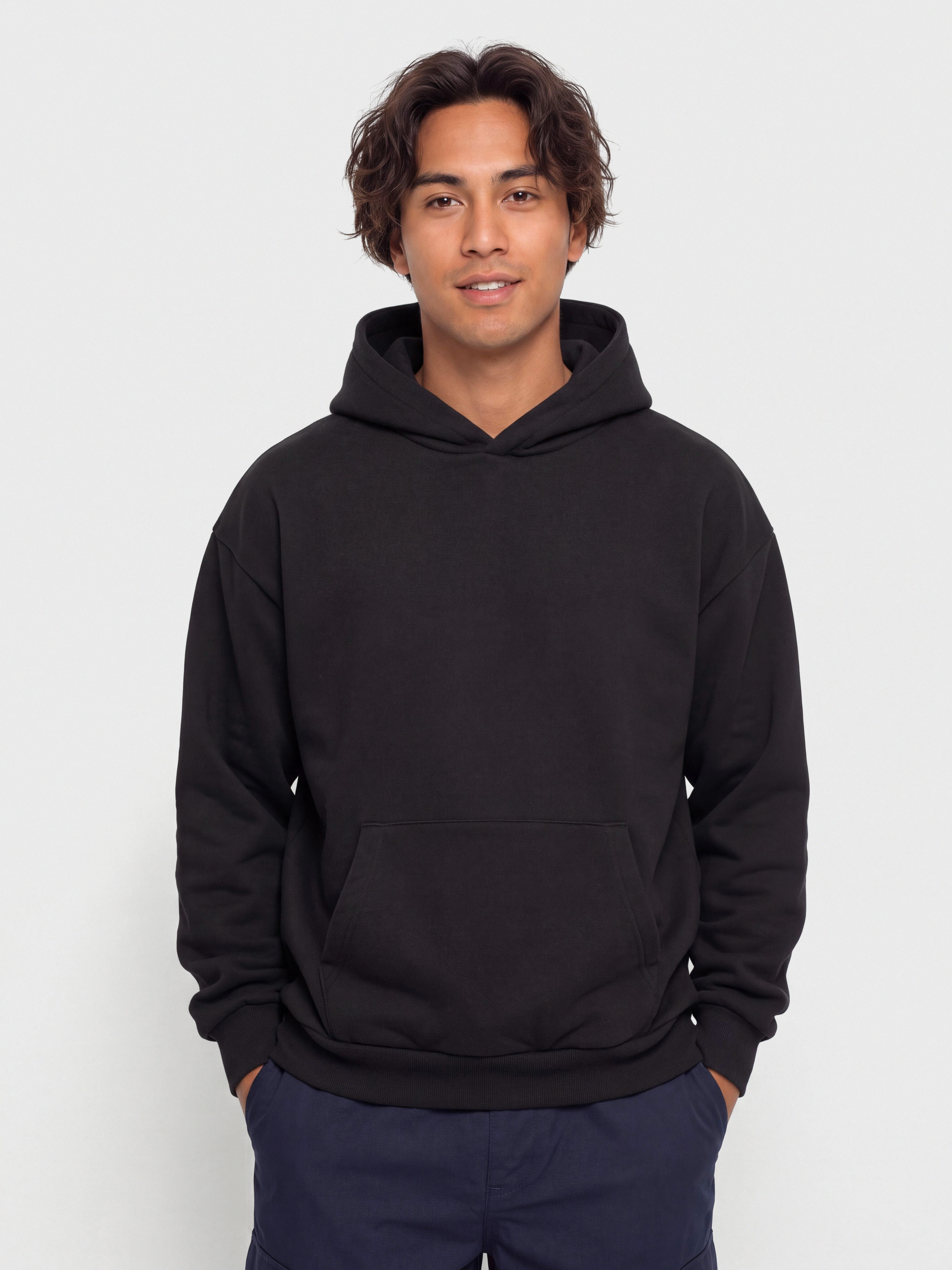 Hanorac cu glugă Poetic Collective Spray Text HD (black)