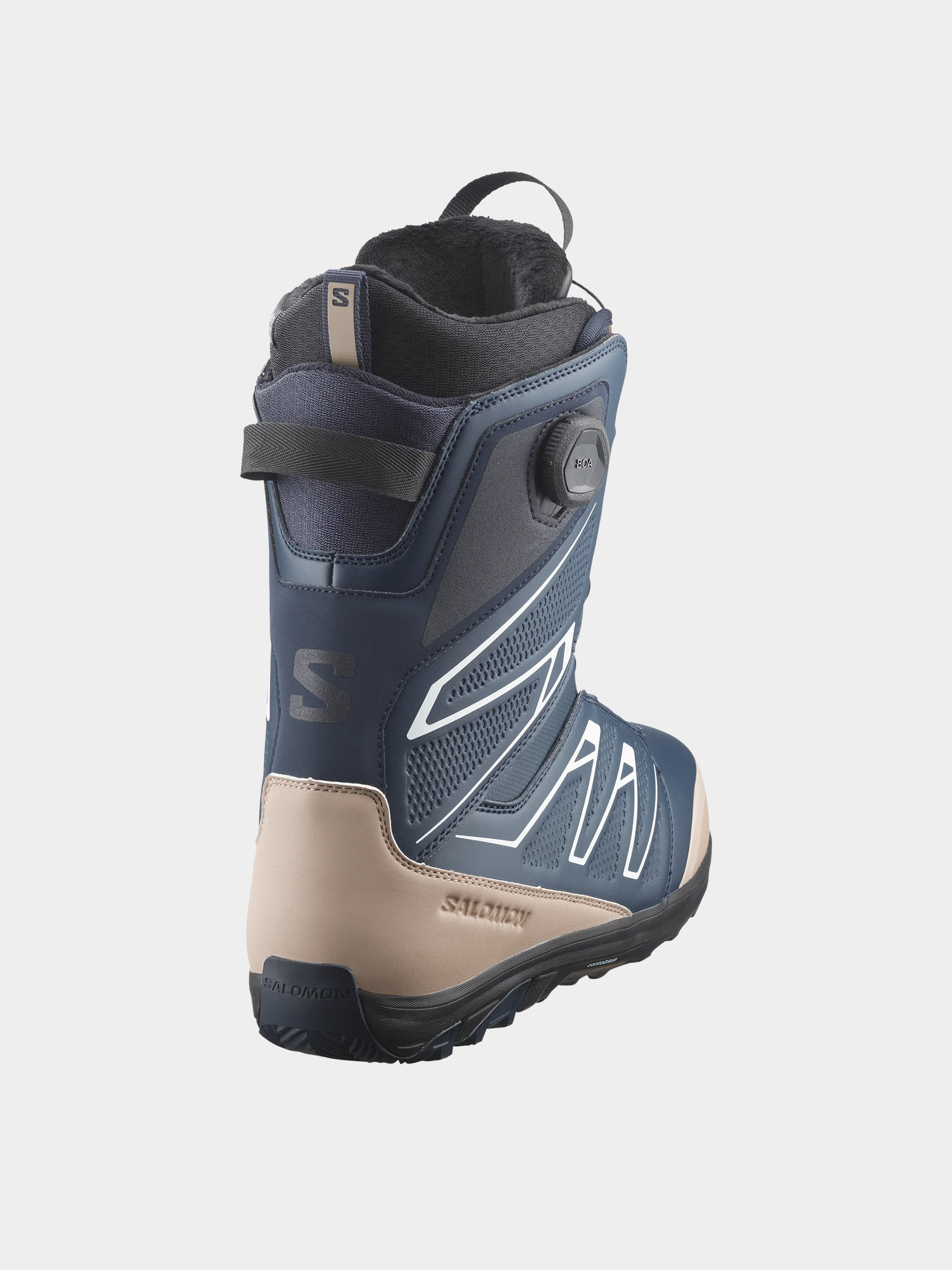 Pentru bărbați Încălțăminte pentru snowboard Salomon Launch Boa Sj (blue nights/safari)