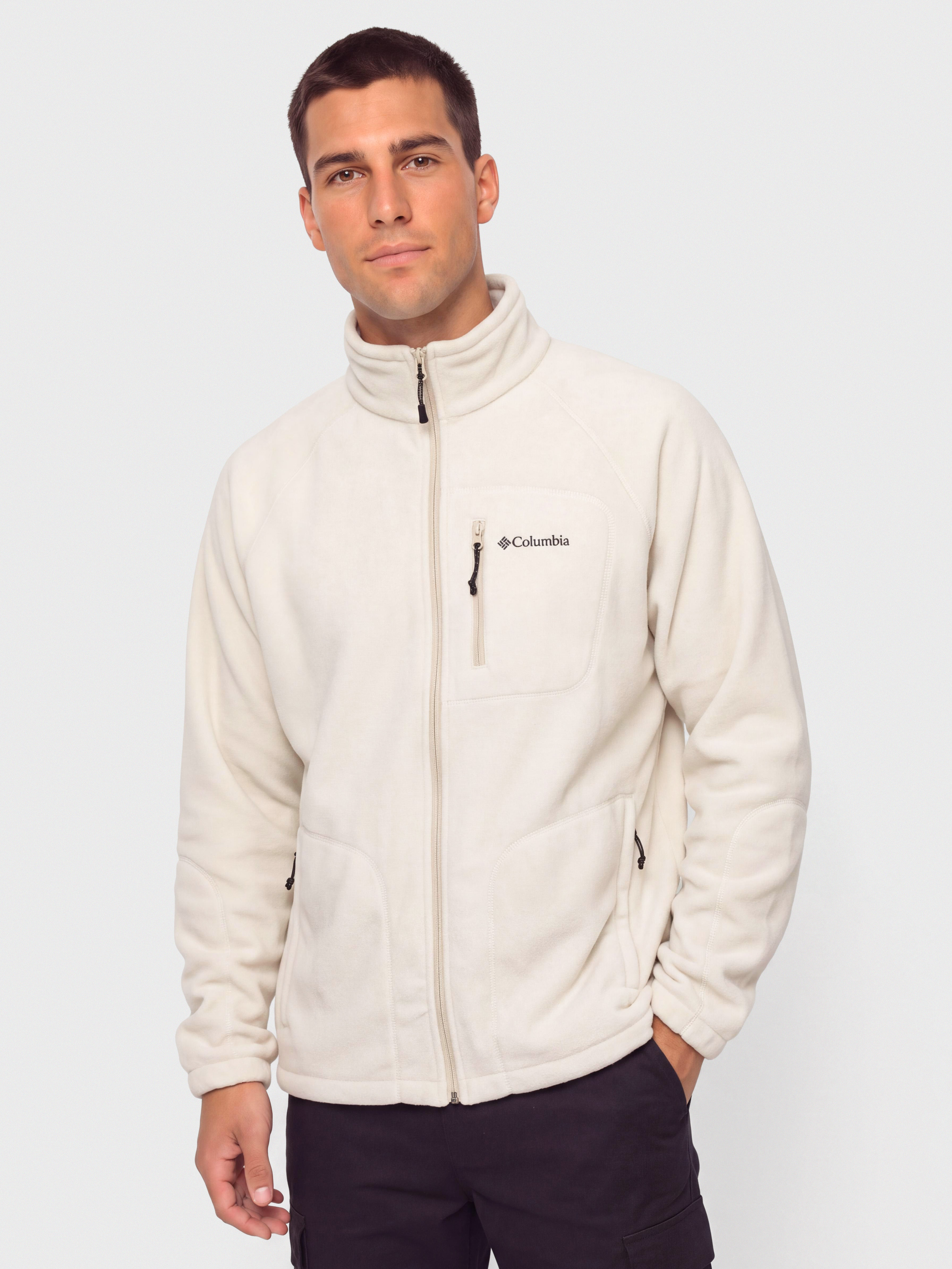 Hanorac din fleece Columbia Fast Trek II Full Zip (dark stone)