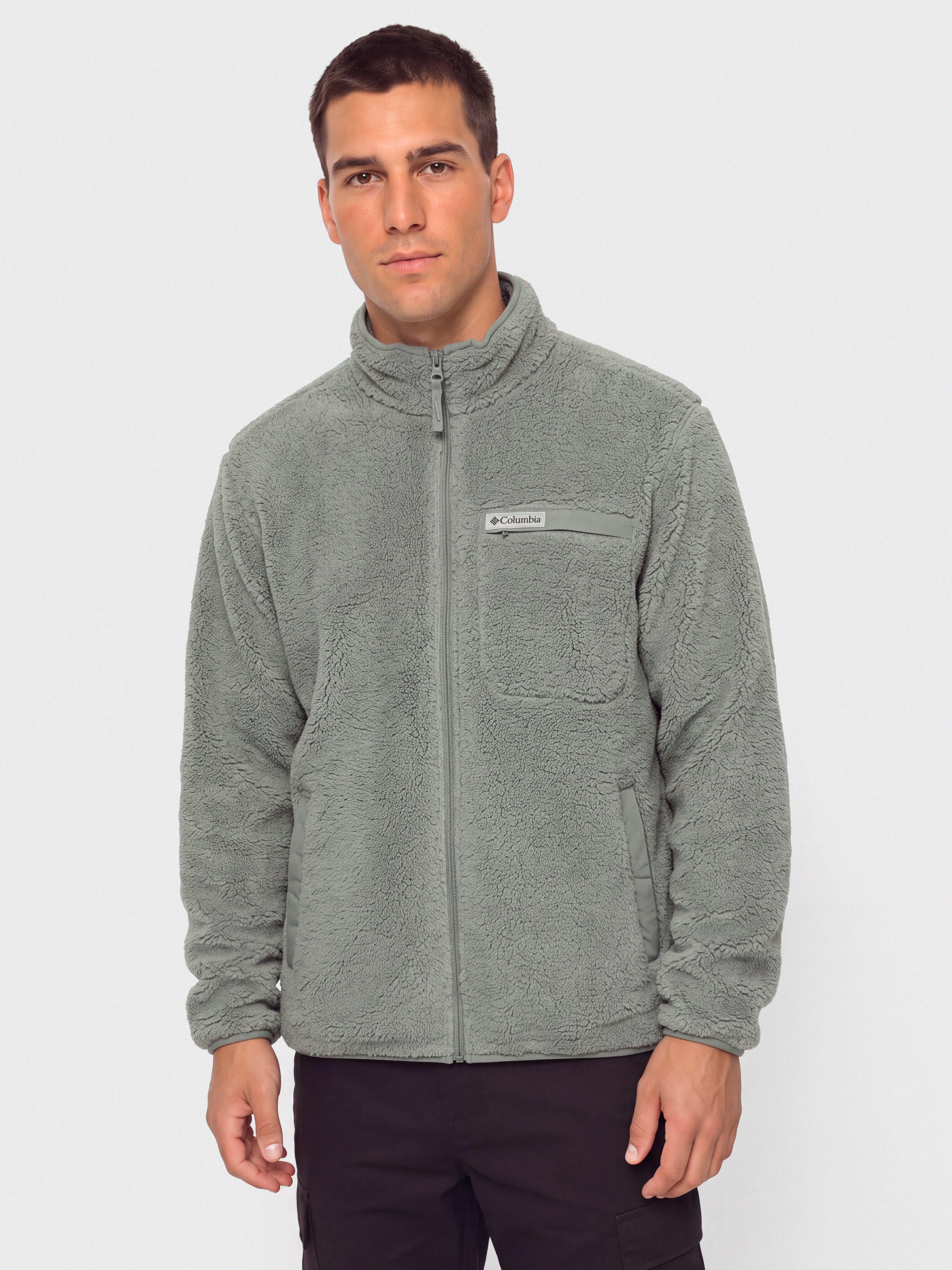 Hanorac din fleece Columbia Rugged Ridge High Pile Full Zip (sedona sage)