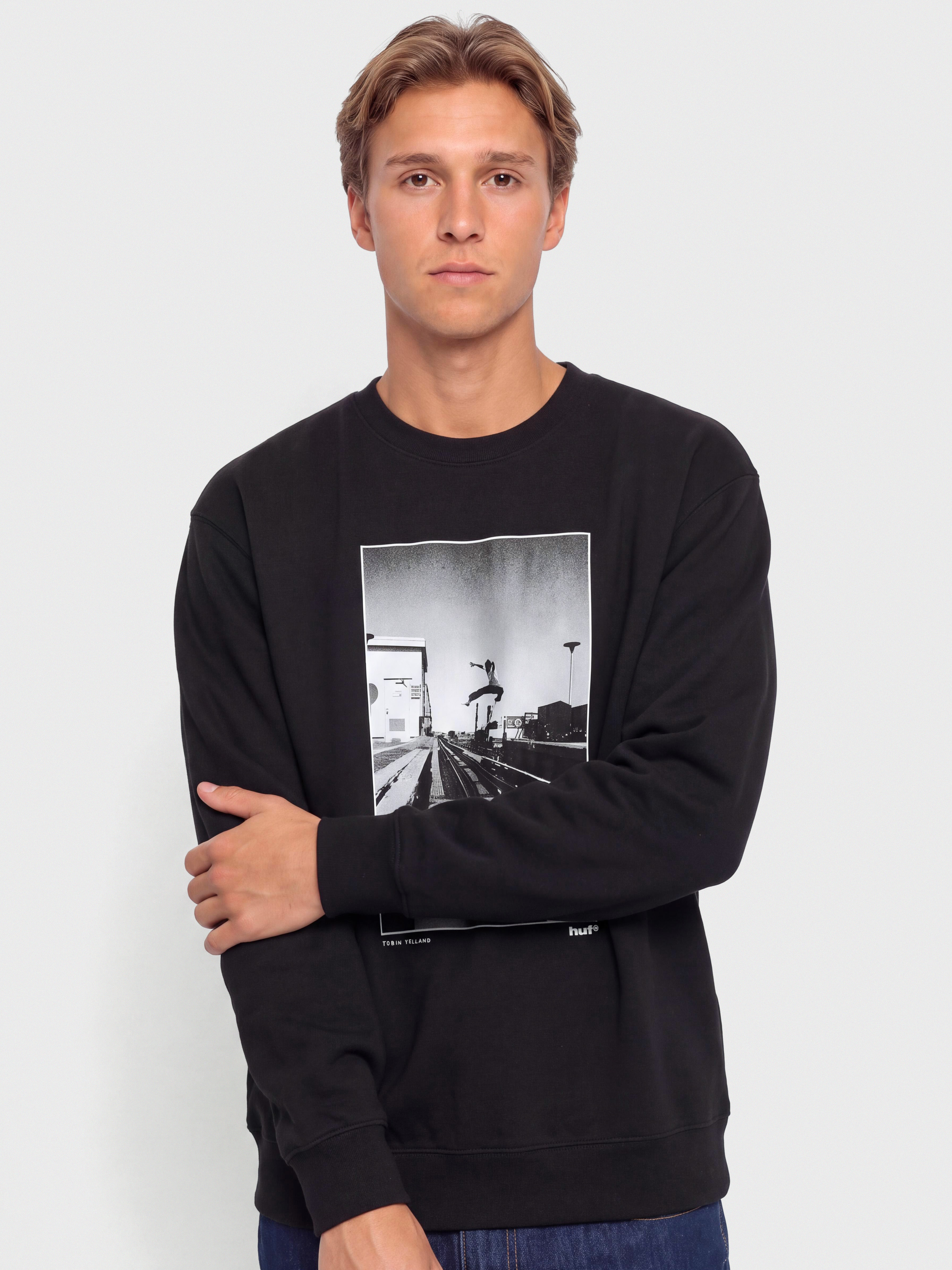 Hanorac HUF Taking The Leap (black)