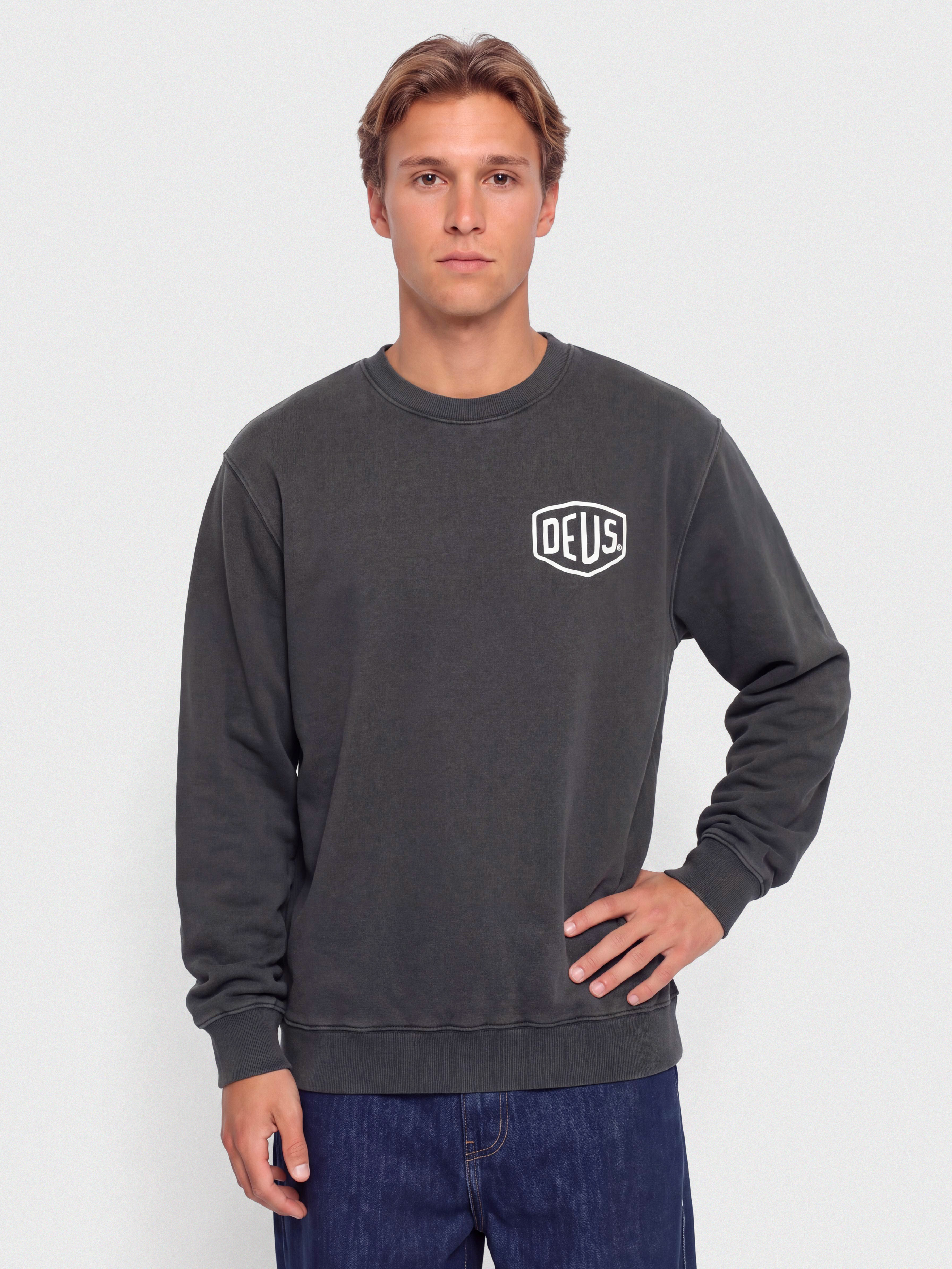 Hanorac Deus Ex Machina Shield Gd Crew (black)