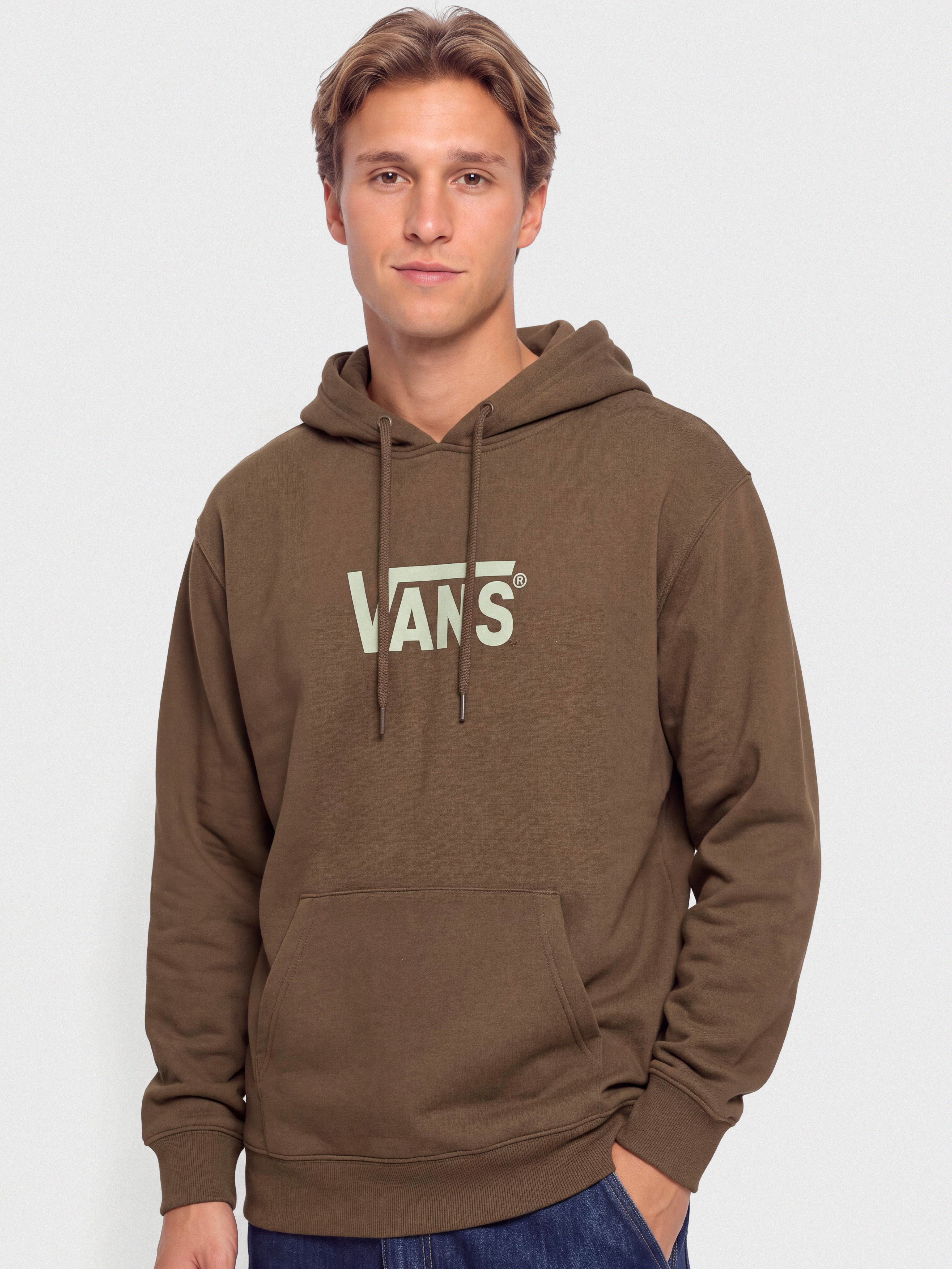 Hanorac Vans Stretch Logo HD (vintage cocoa)