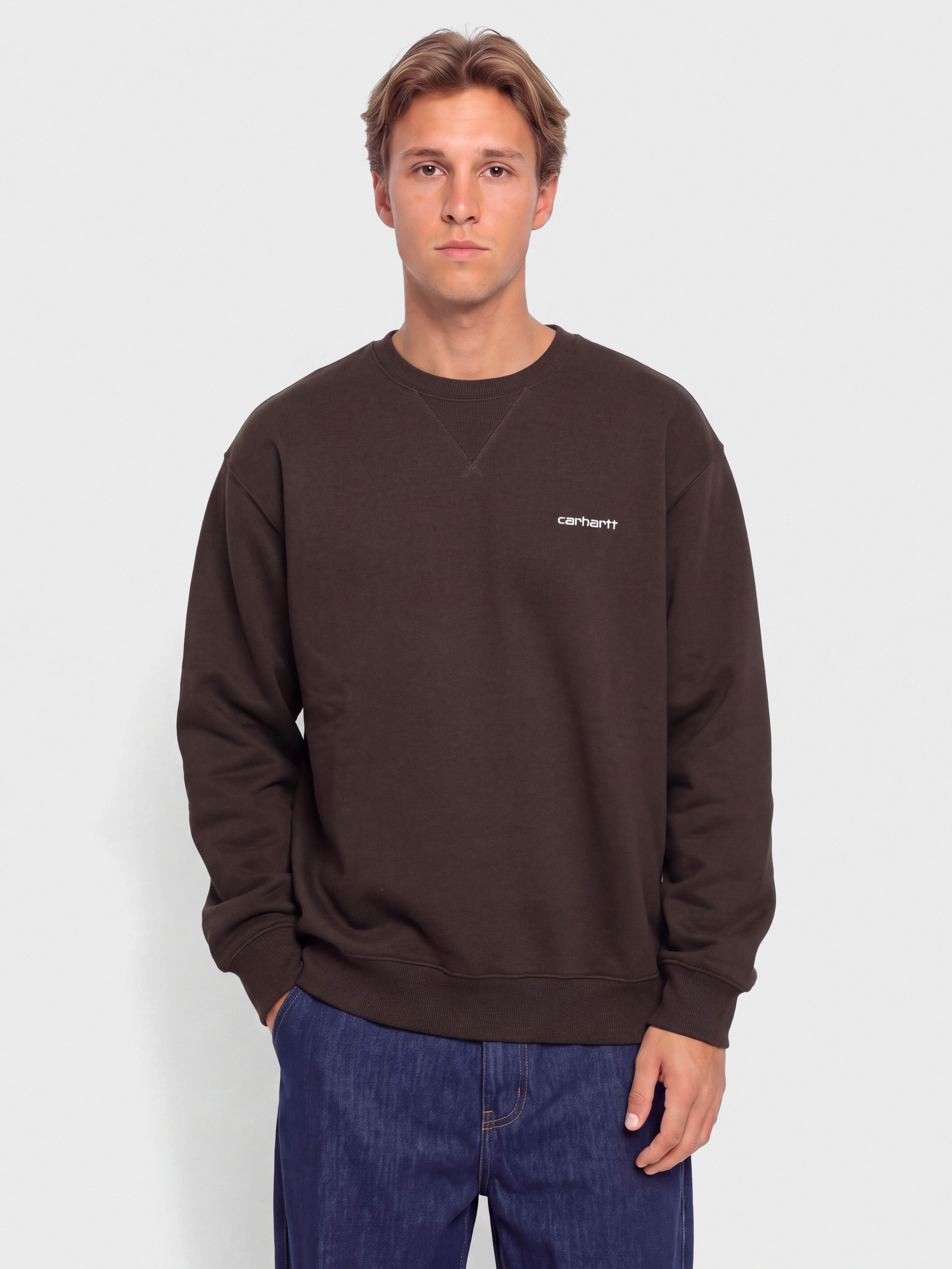 Hanorac Carhartt WIP Ebbert (tobacco/white)