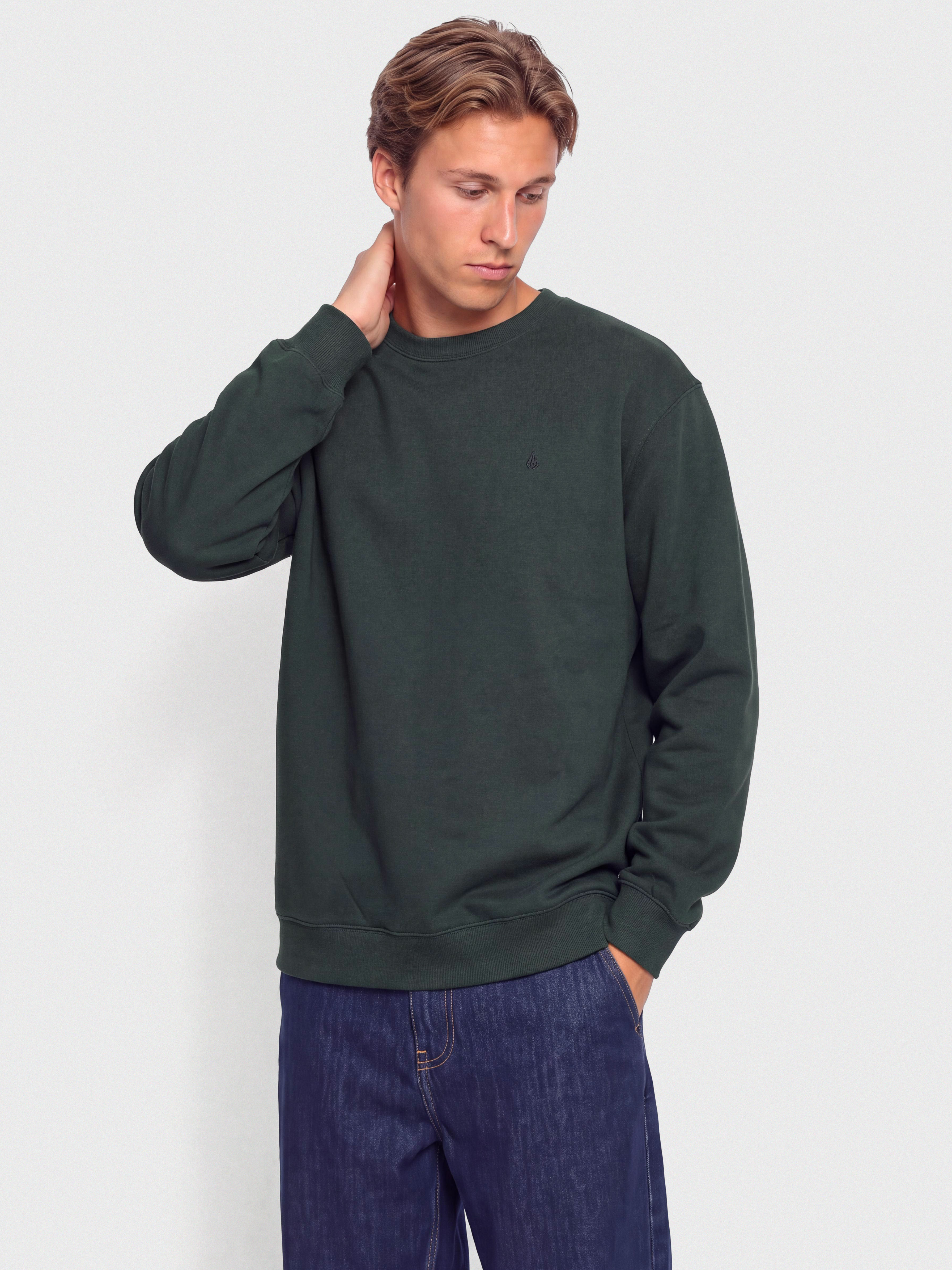 Hanorac Volcom Single Stone Crew (scarab)