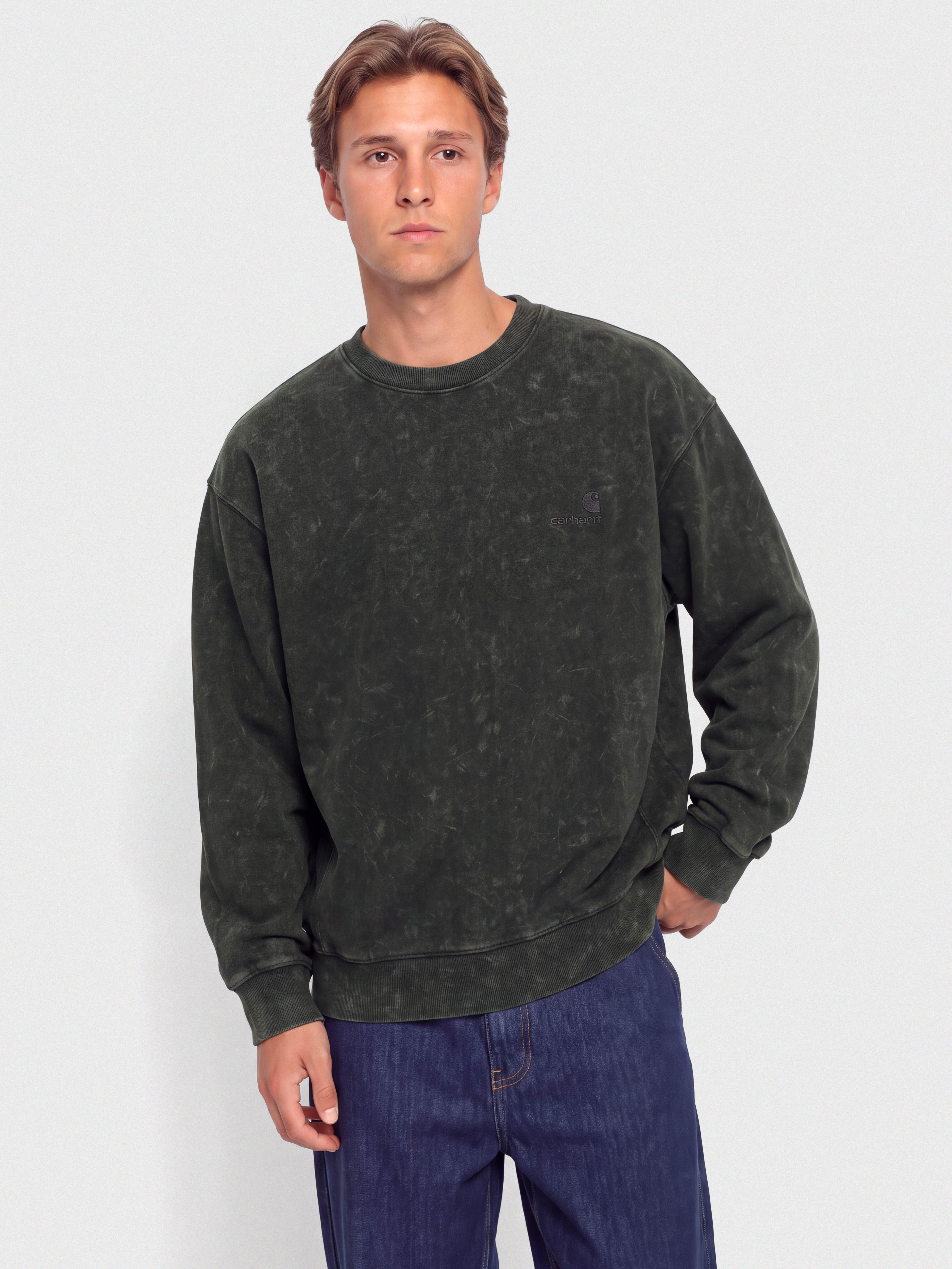 Hanorac Carhartt WIP Lambert (raven/moon wash)