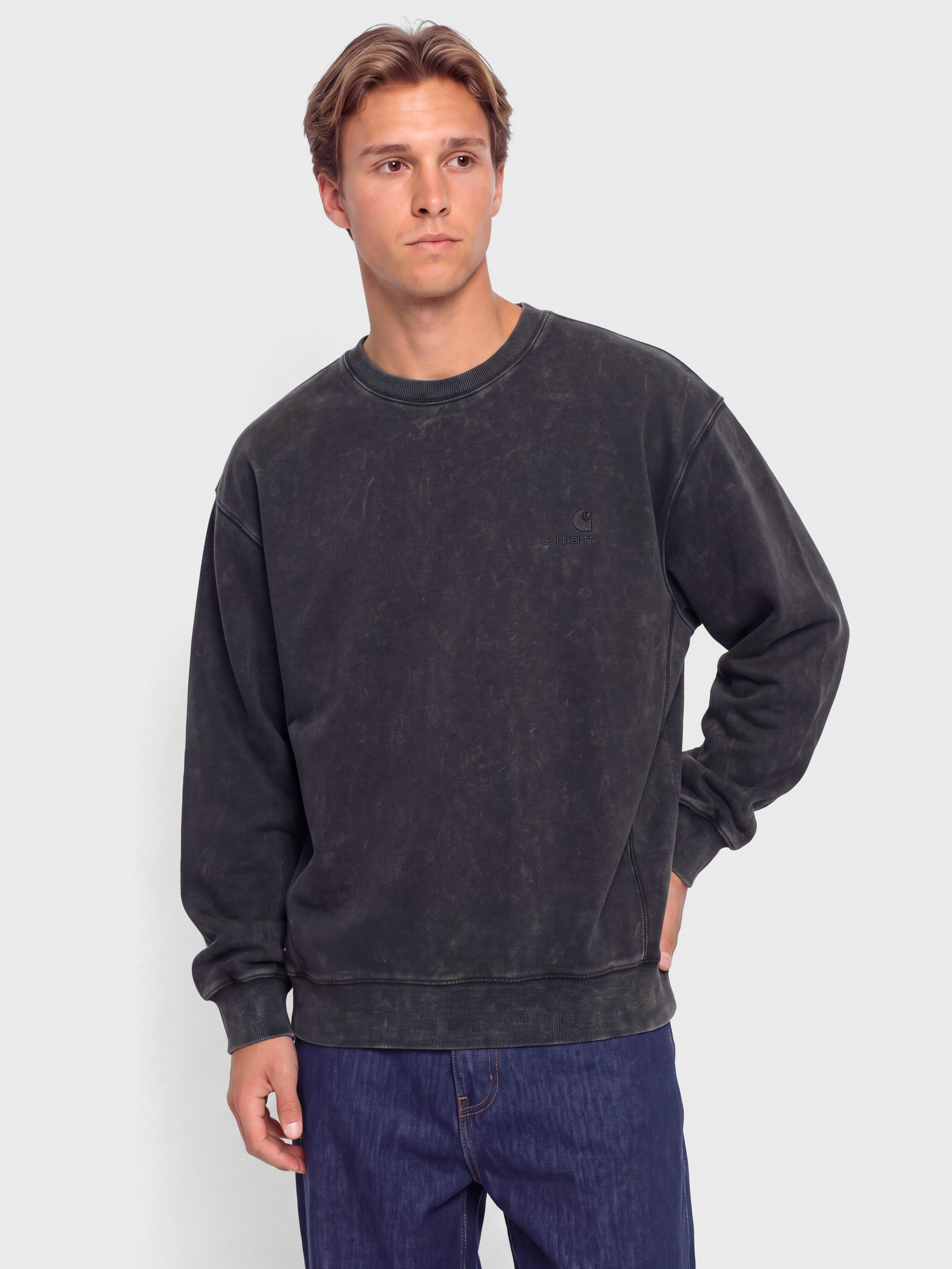 Hanorac Carhartt WIP Lambert (black/moon wash)
