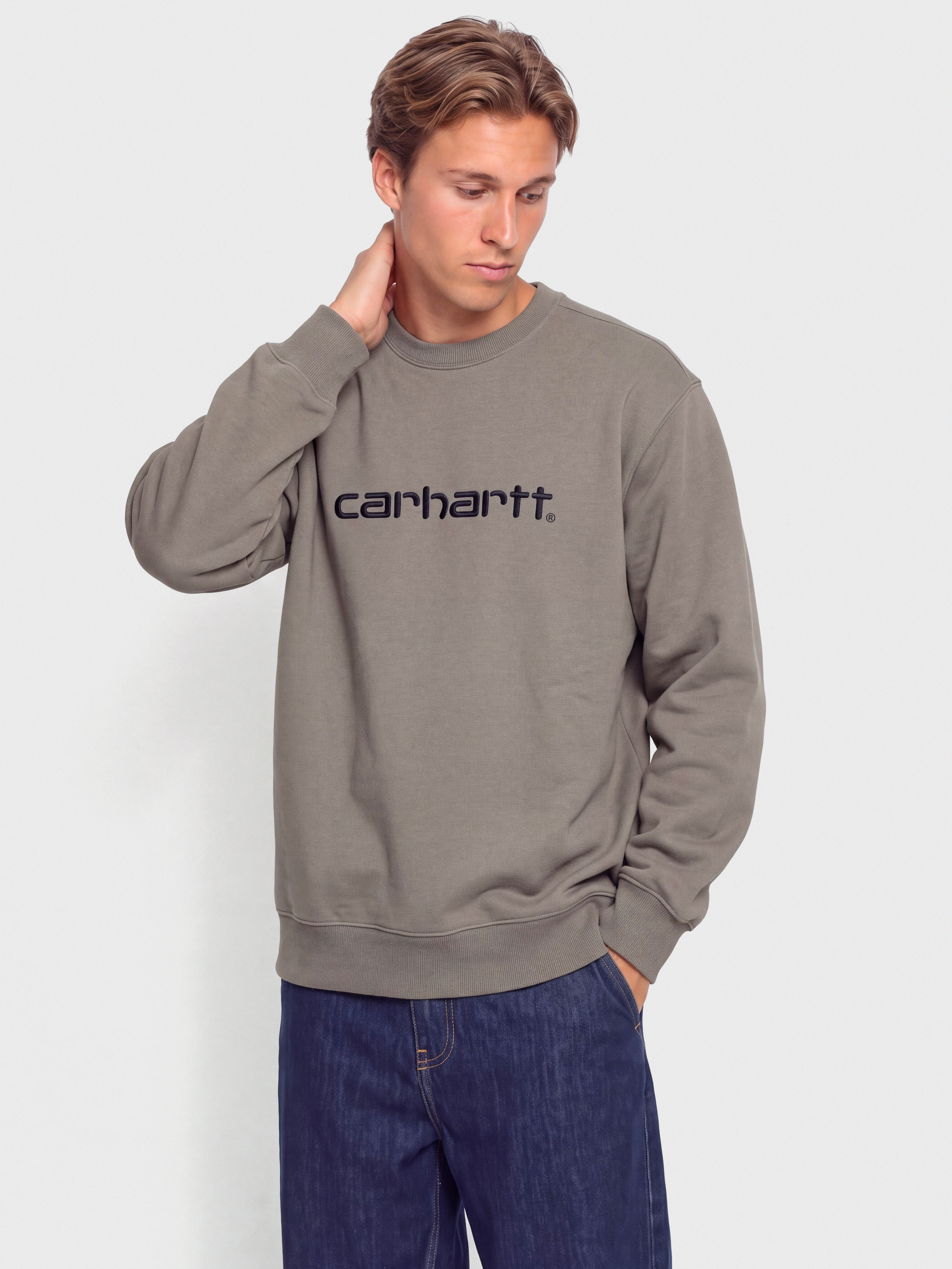 Hanorac Carhartt WIP Carhartt (shady grey/dark navy)