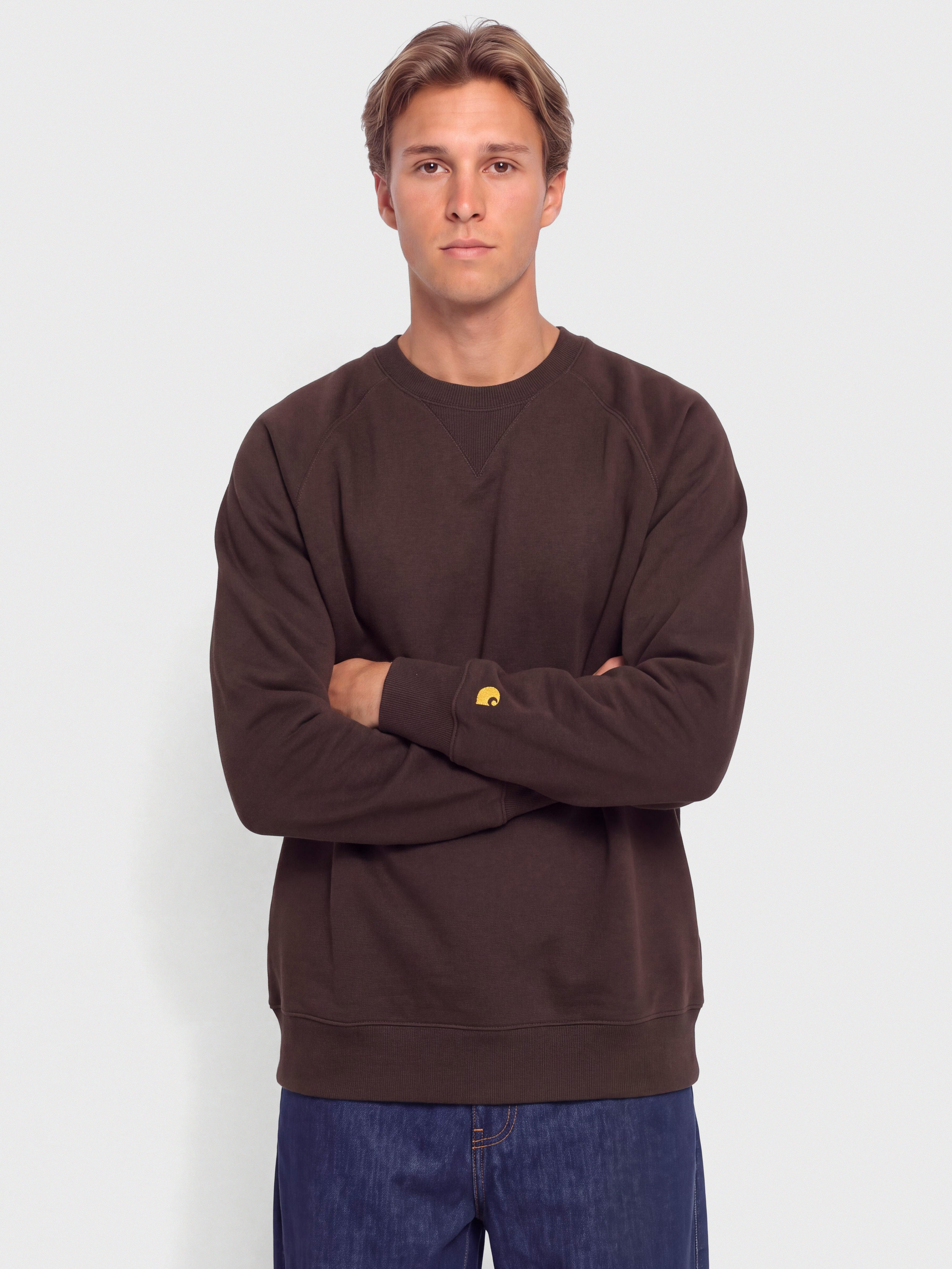 Hanorac Carhartt WIP Chase (palisander/gold)