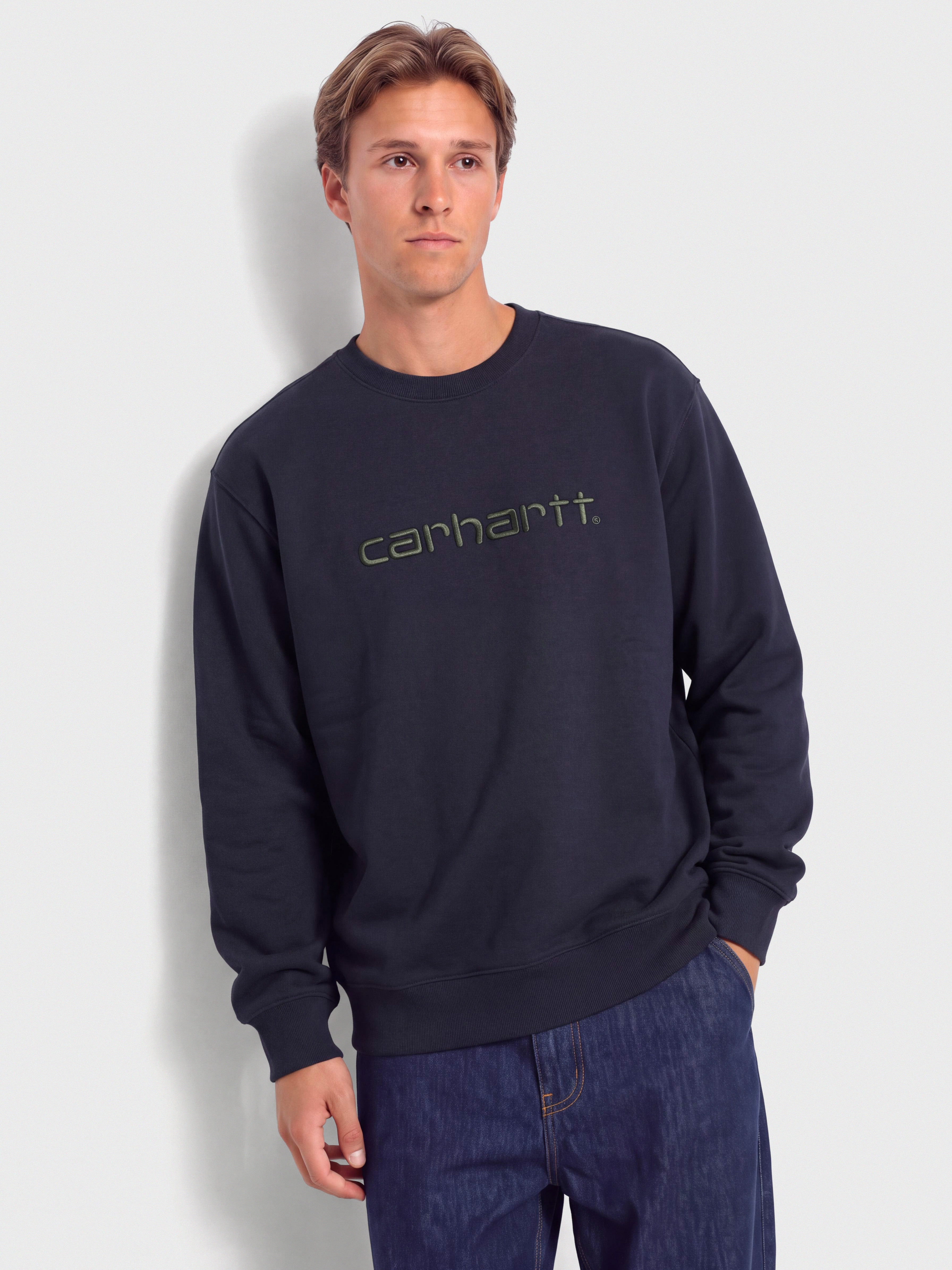 Hanorac Carhartt WIP Carhartt (dark navy/dark scarab)