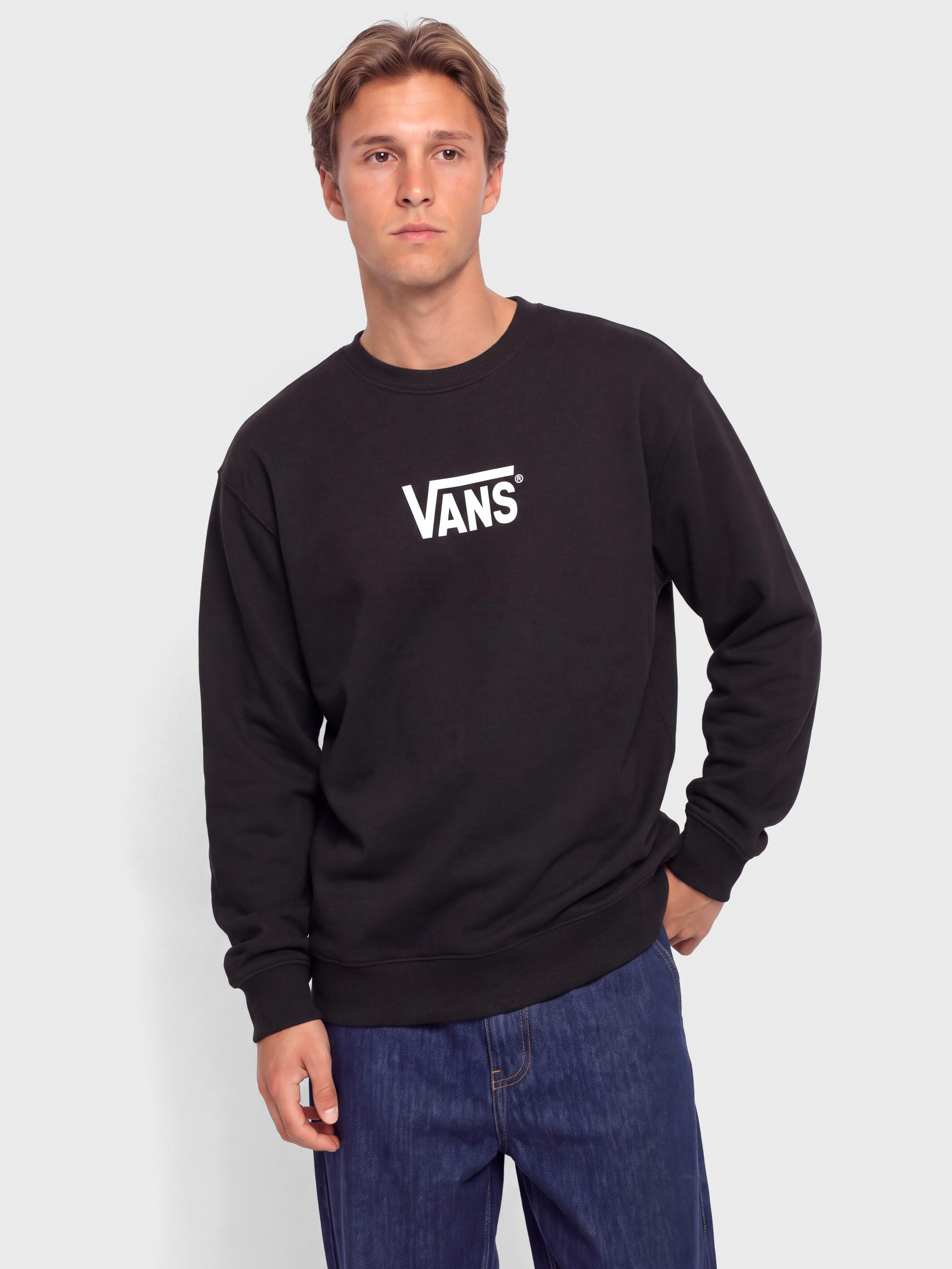 Hanorac Vans Stretch Logo (black/white)