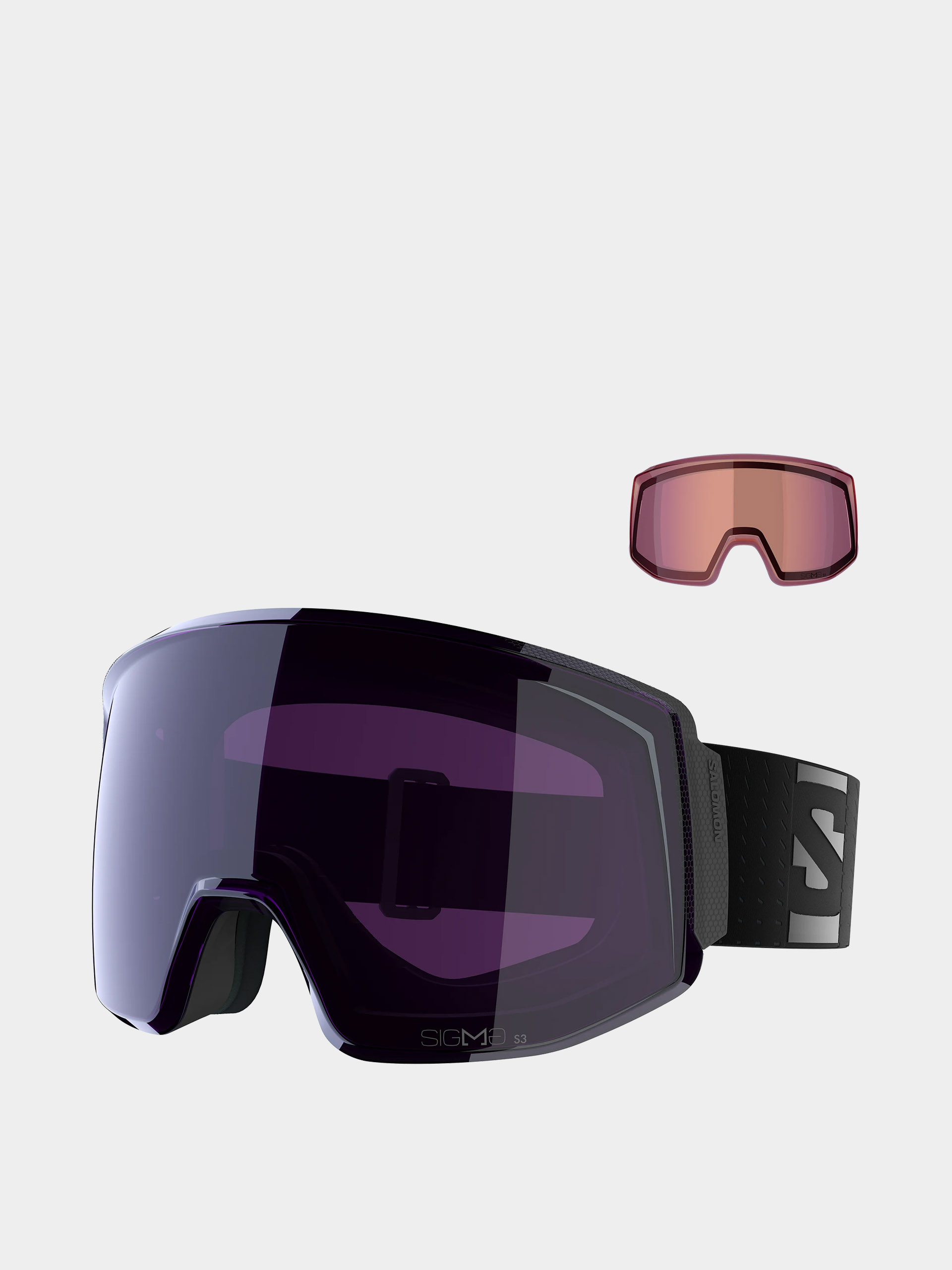 Ochelari pentru snowboard Salomon Skarn Prime Sigma + Lens (black)