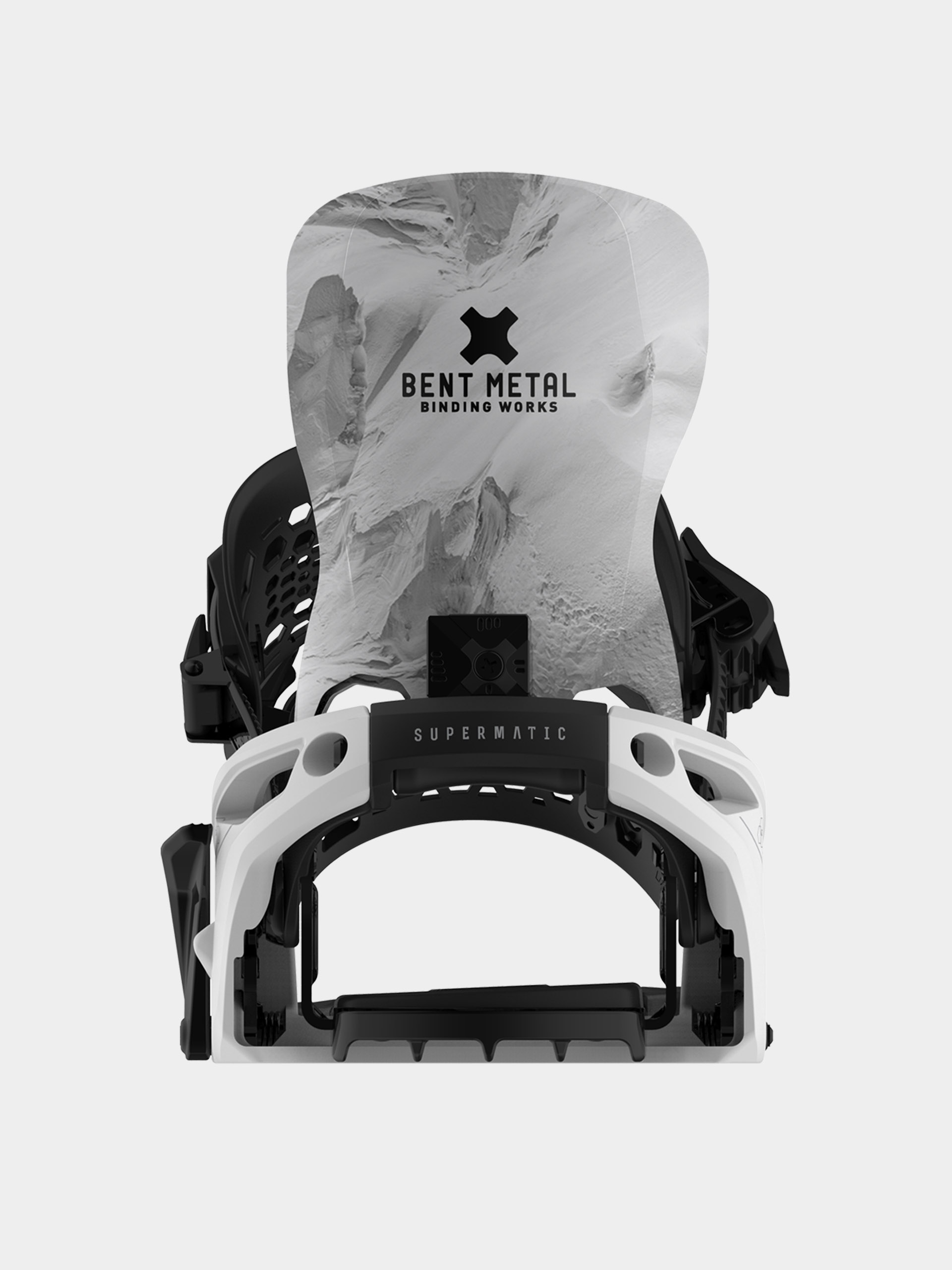 Pentru bărbați Legături pentru snowboard Bent Metal Lightning Supermatic (white)