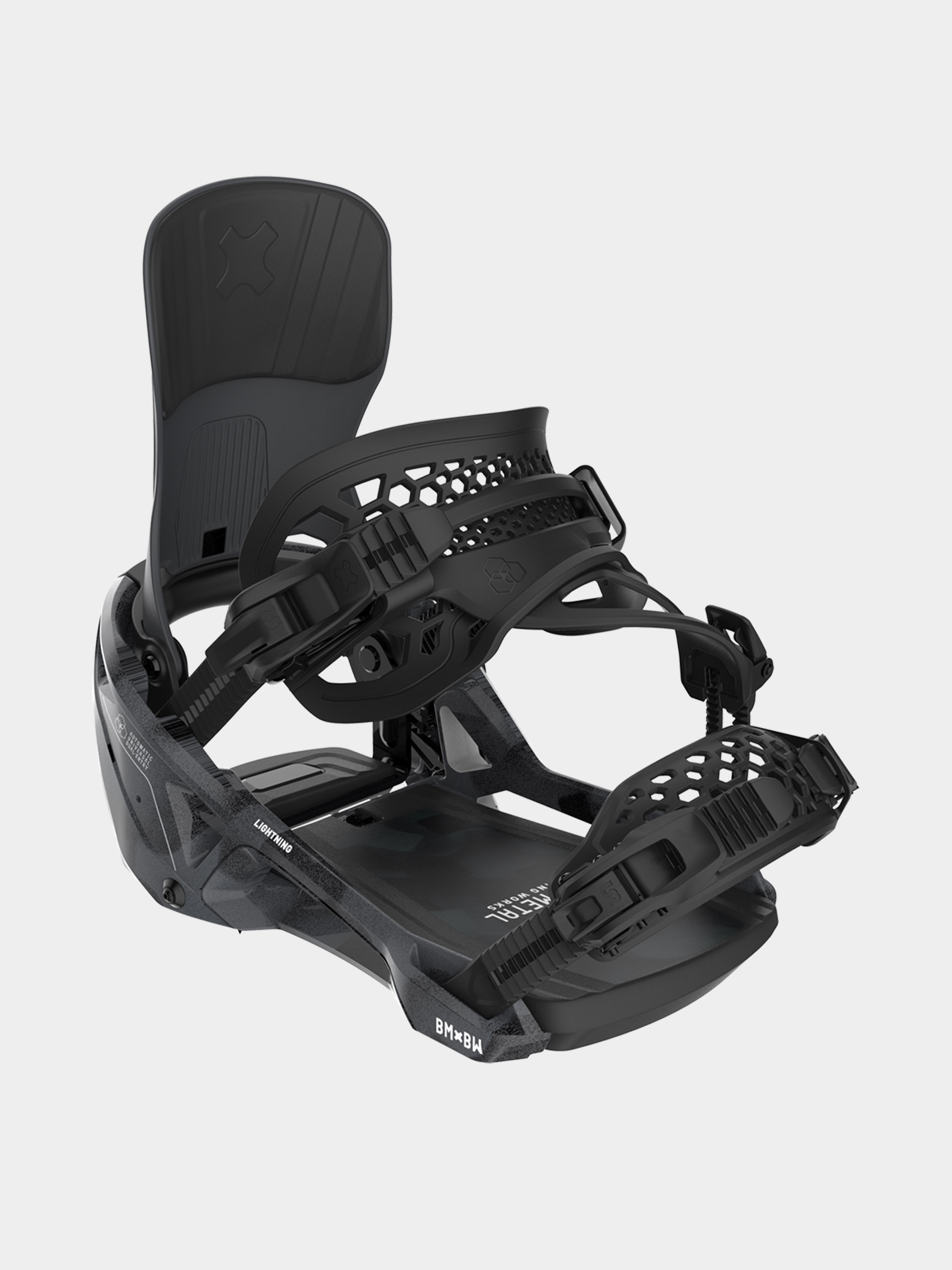 Pentru bărbați Legături pentru snowboard Bent Metal Lightning Supermatic (black)