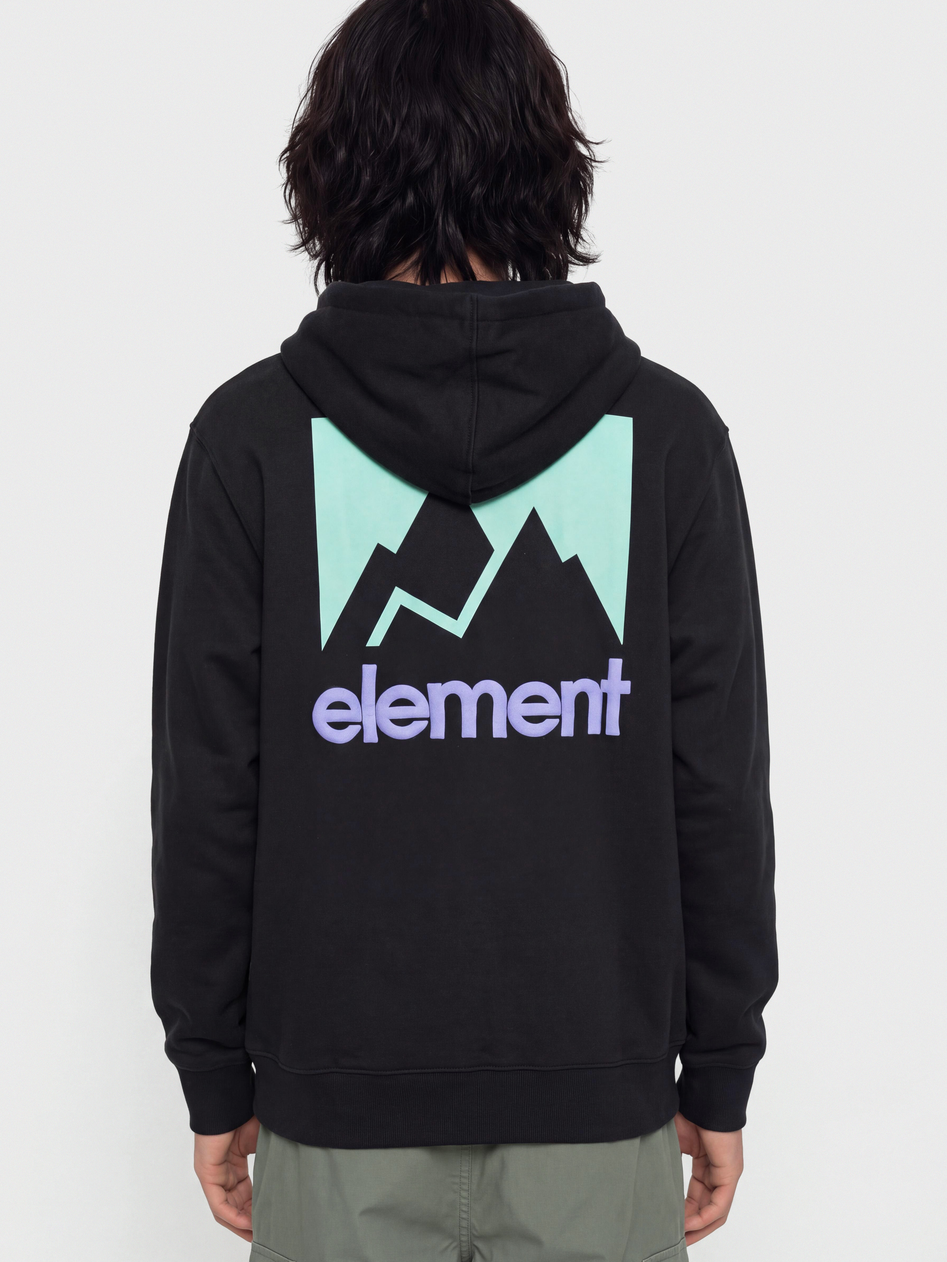 Hanorac cu glugă Element Joint HD (flint black)