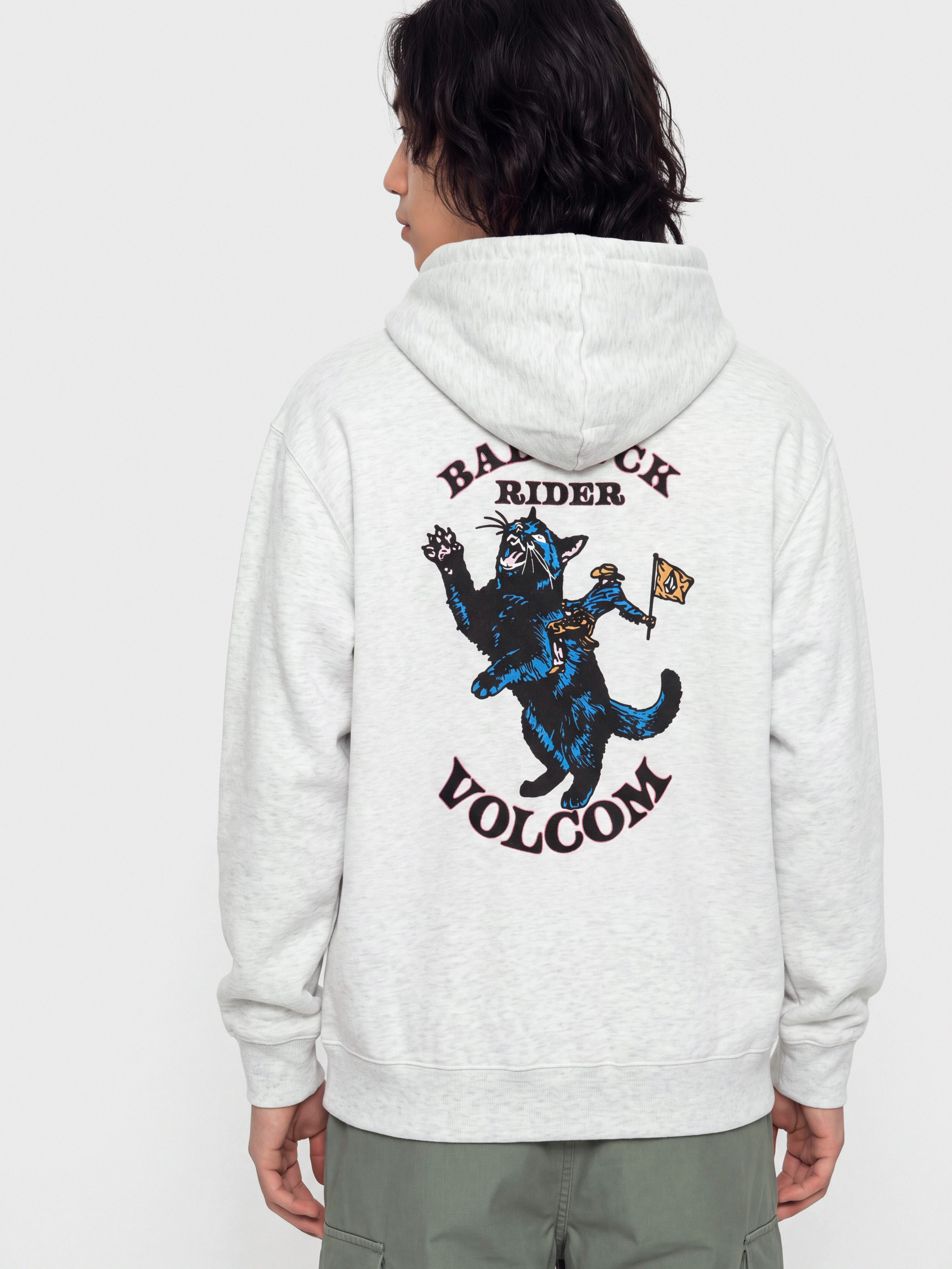 Hanorac cu glugă Volcom Noder HD (bone heather)