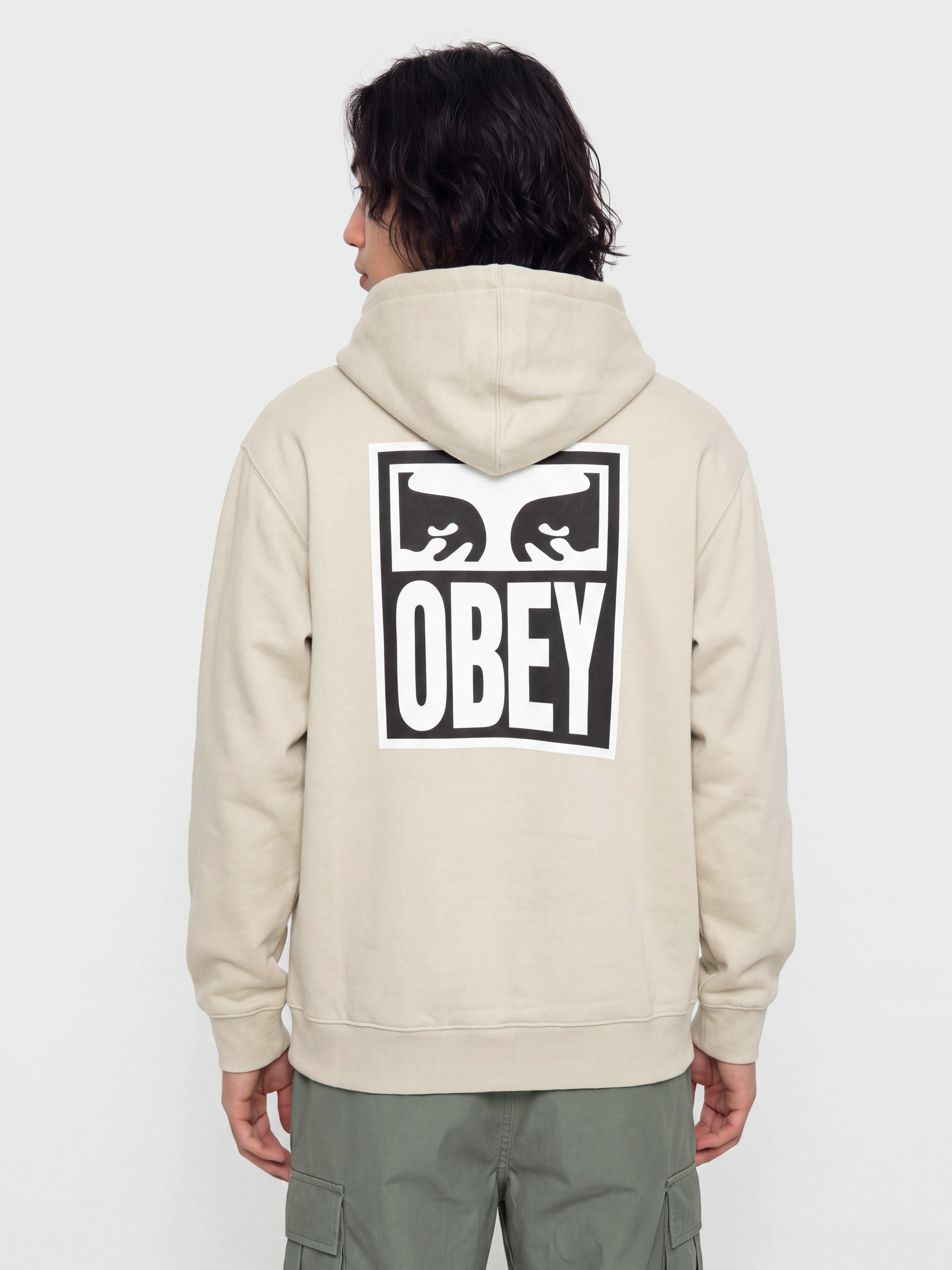 Hanorac cu glugă OBEY Eyes Icon HD (moonstruck)